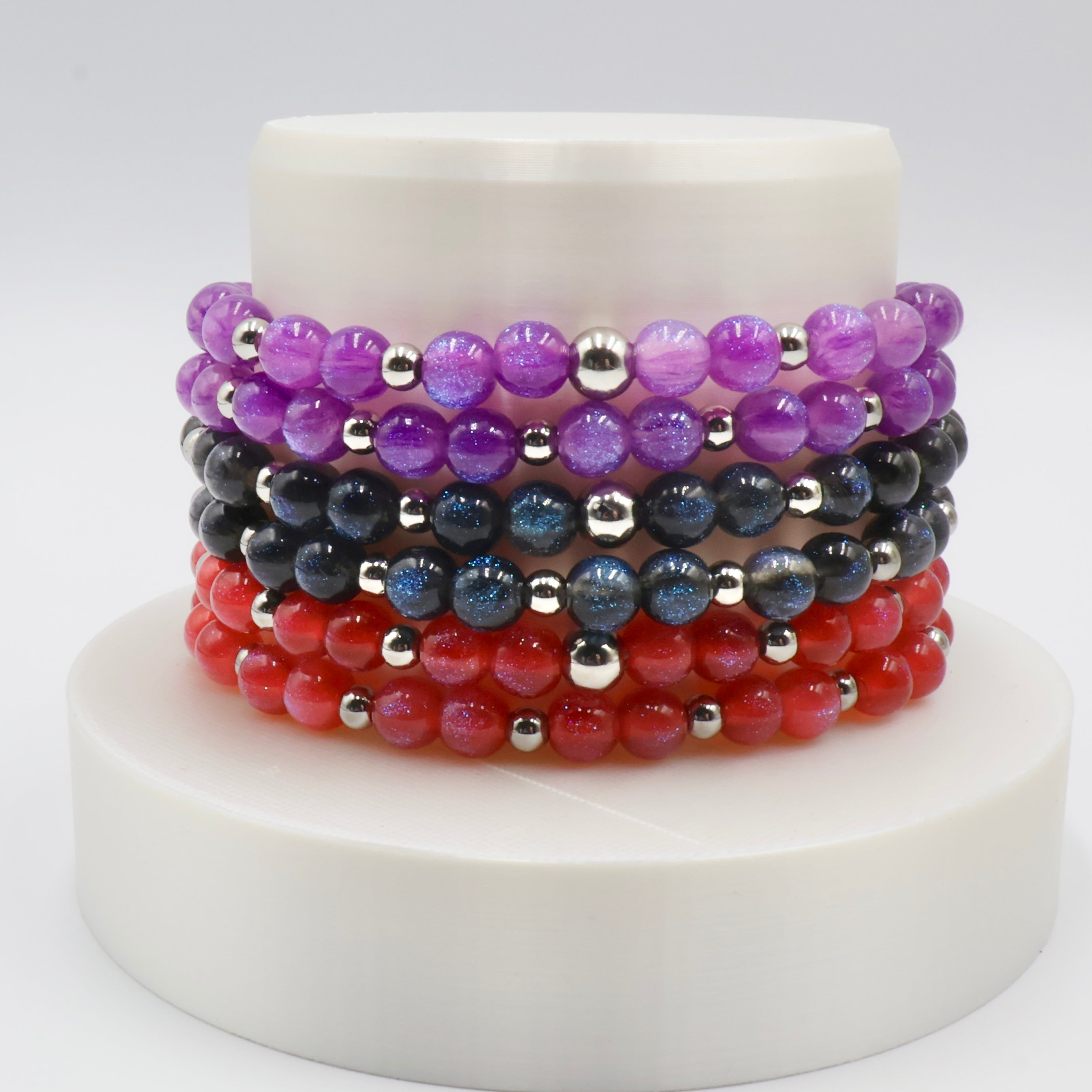 Sparkling Night Sky Wrap Bracelets