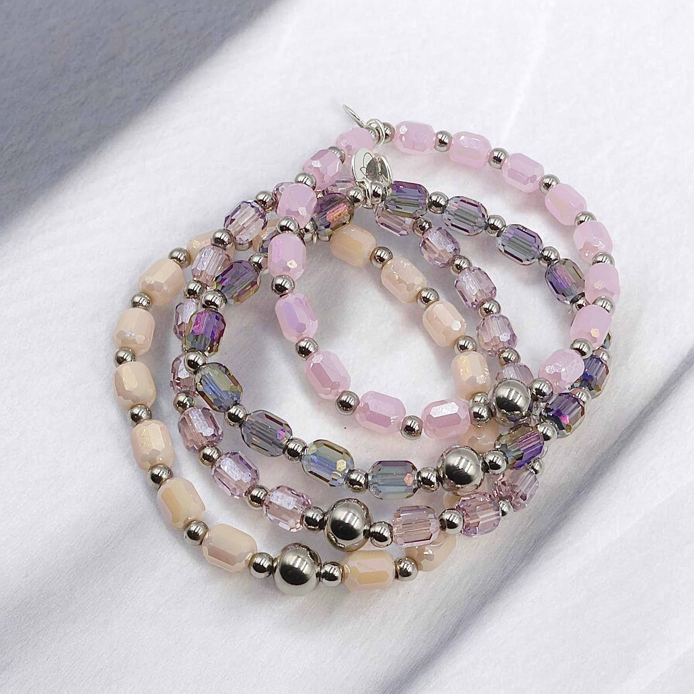Faceted Pillar Bracelets