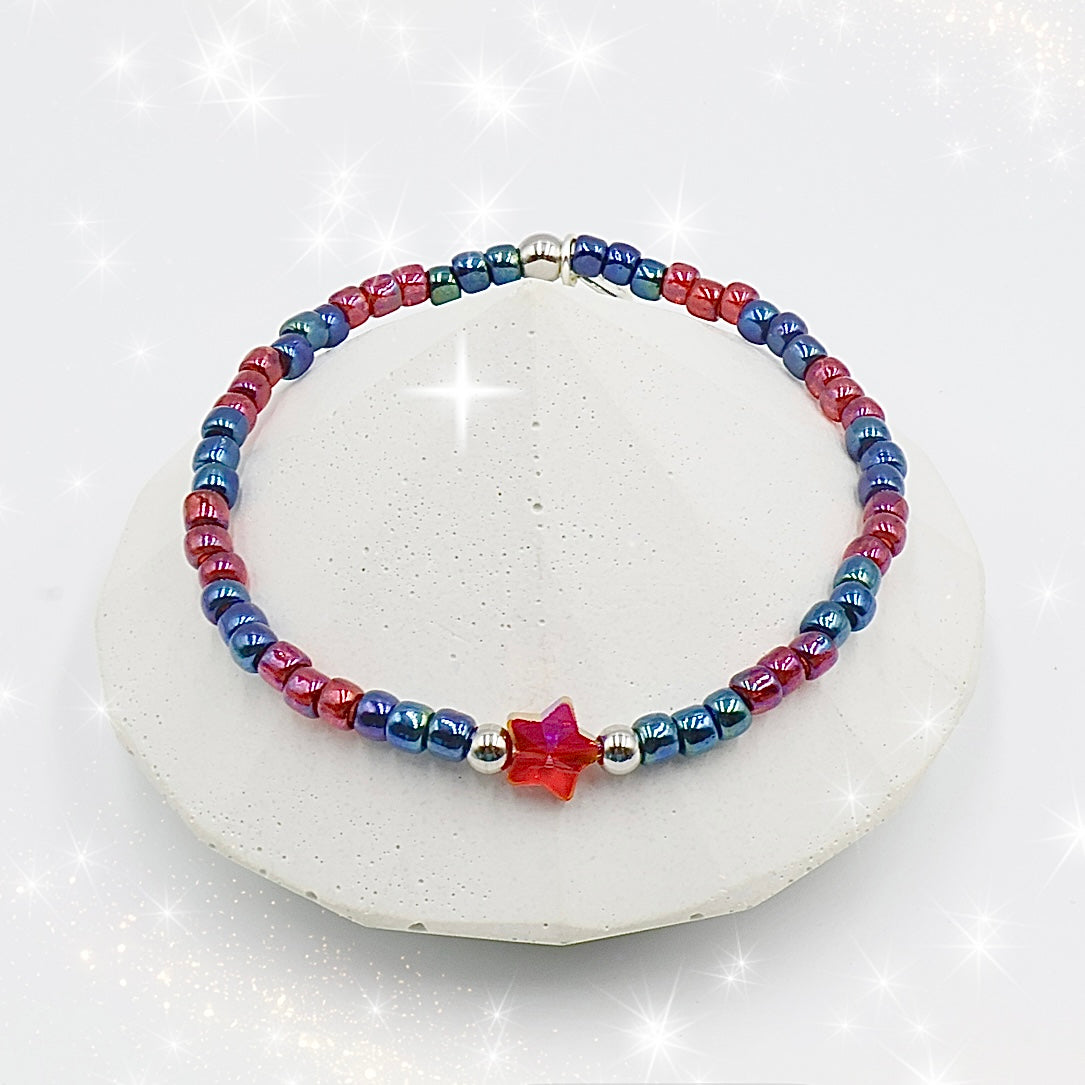 Patriotic Red Star Bracelet