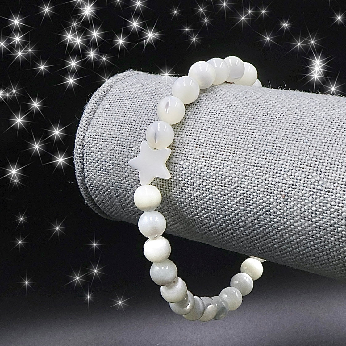 Mother of Pearl Star Centerpiece Bracelet