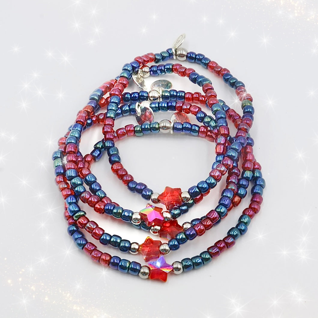 Patriotic Red Star Bracelet