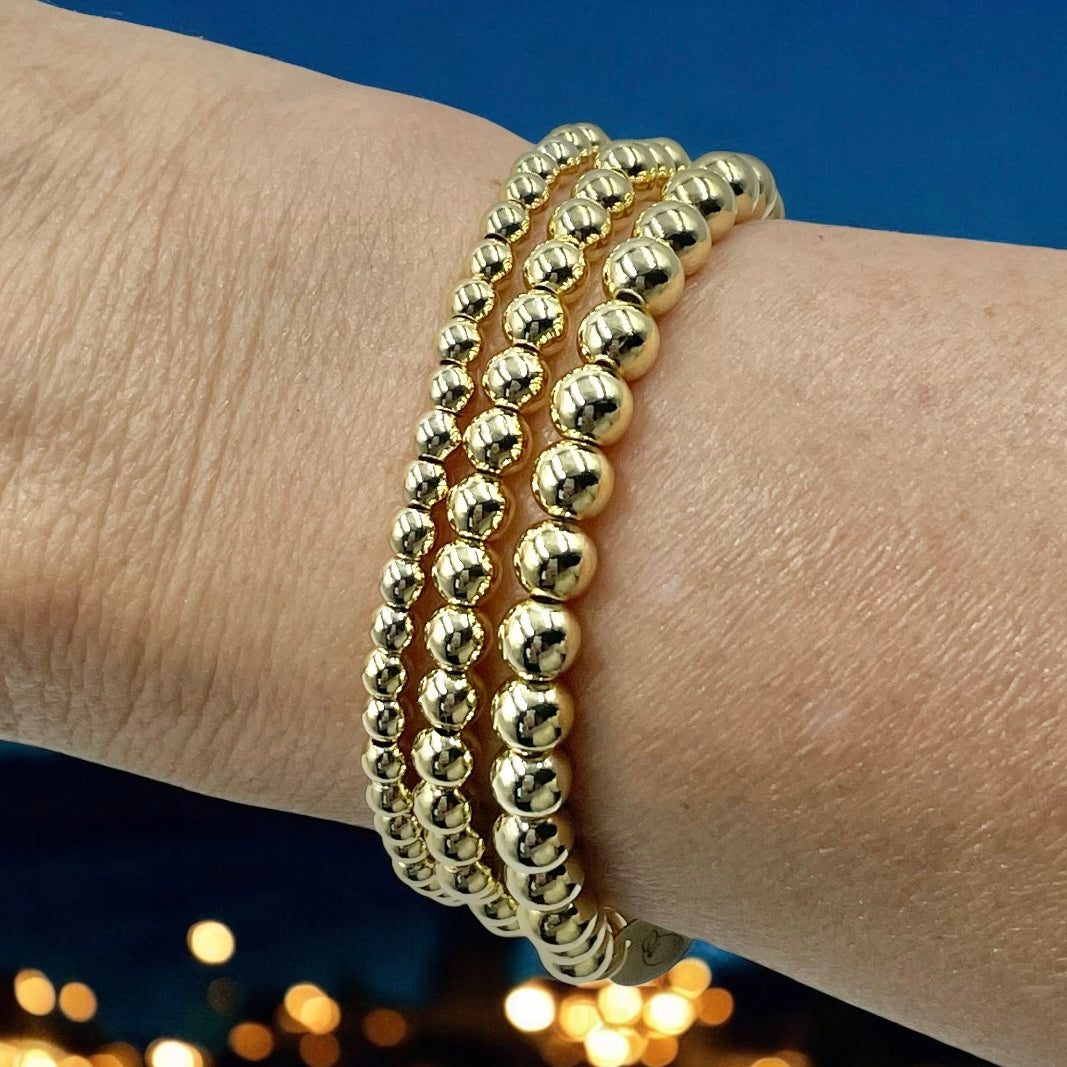 14k Gold Filled Bracelet ~ 4mm