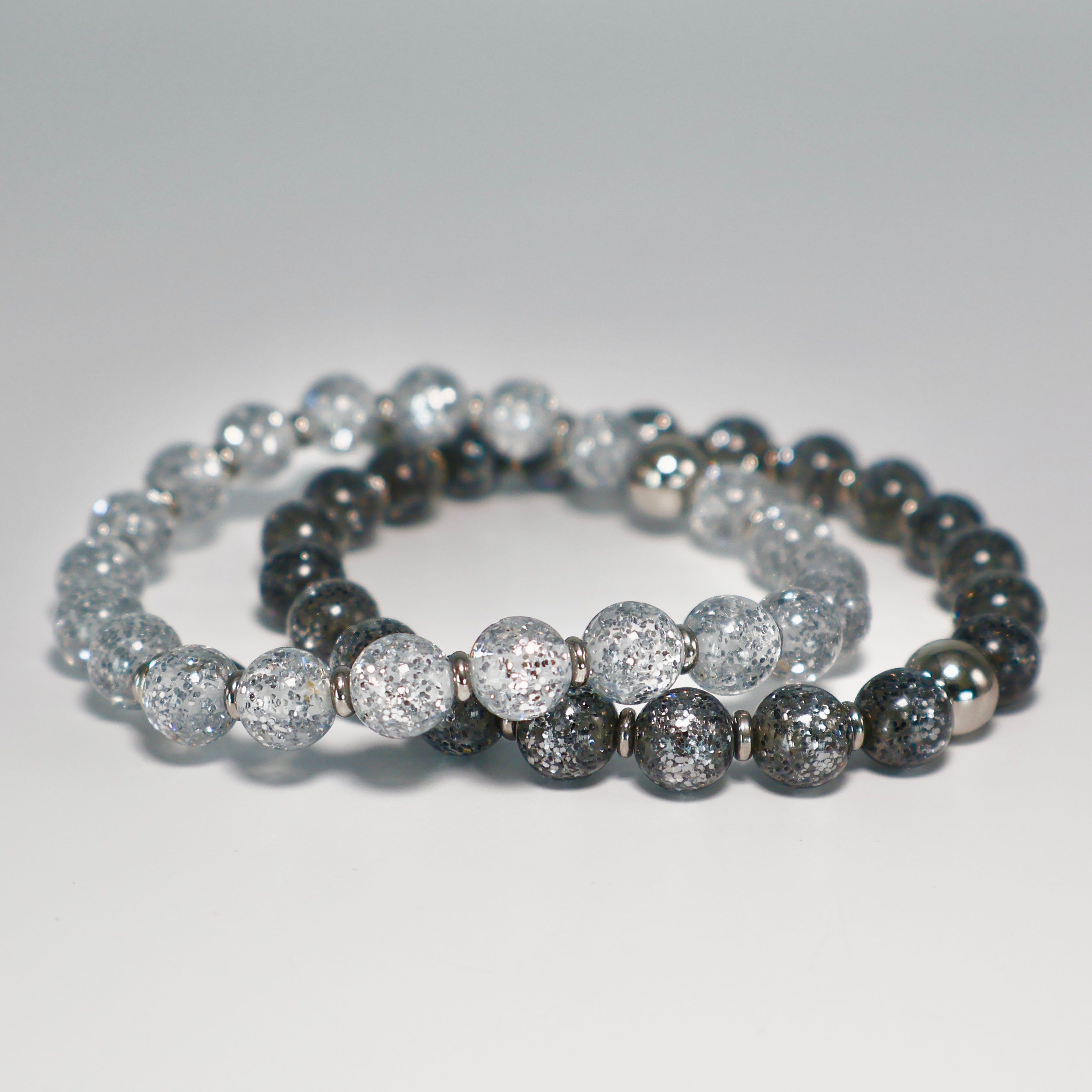 Glitter Bracelet ~ Black Diamond