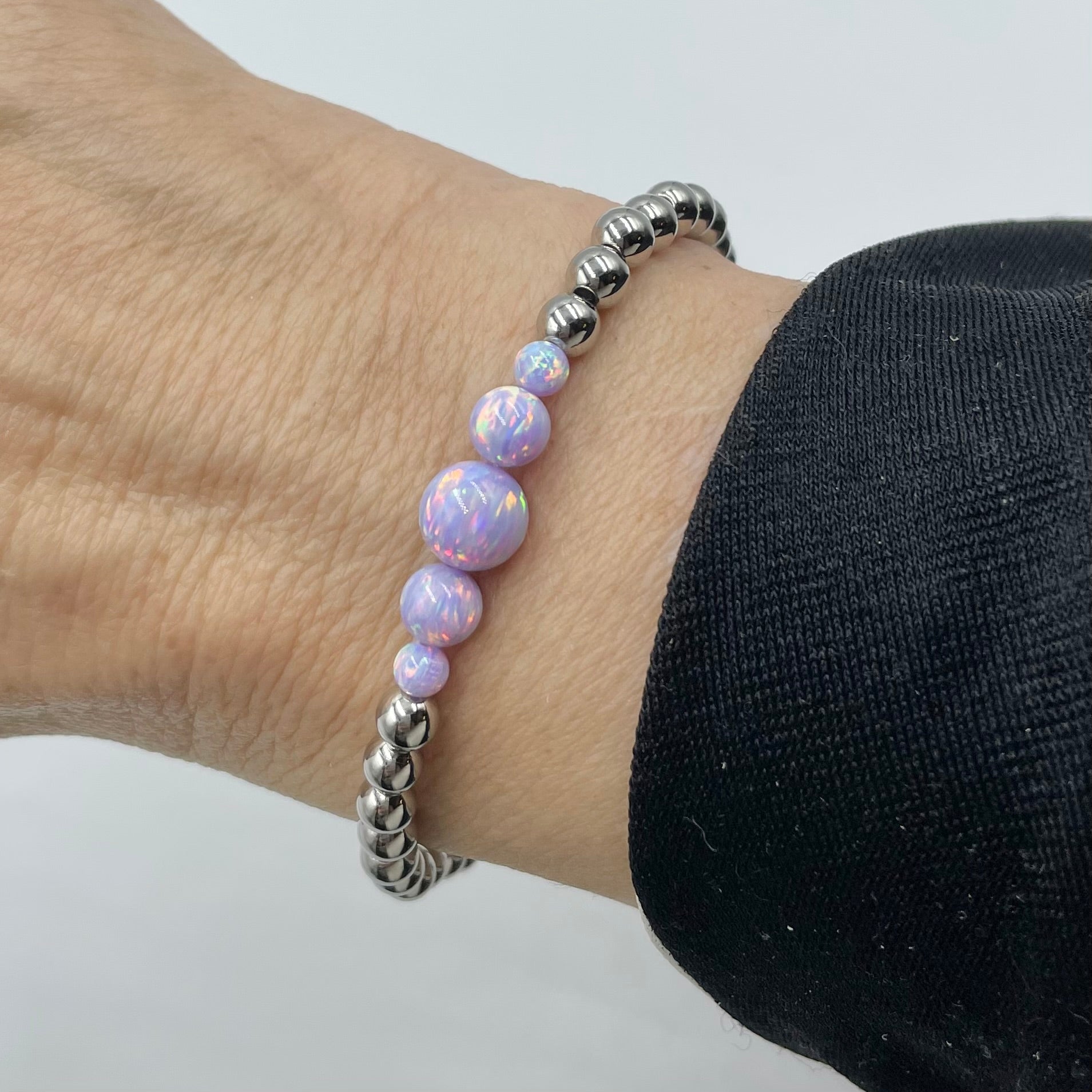 Opal Cascade Bracelet ~ Unicorn Purple