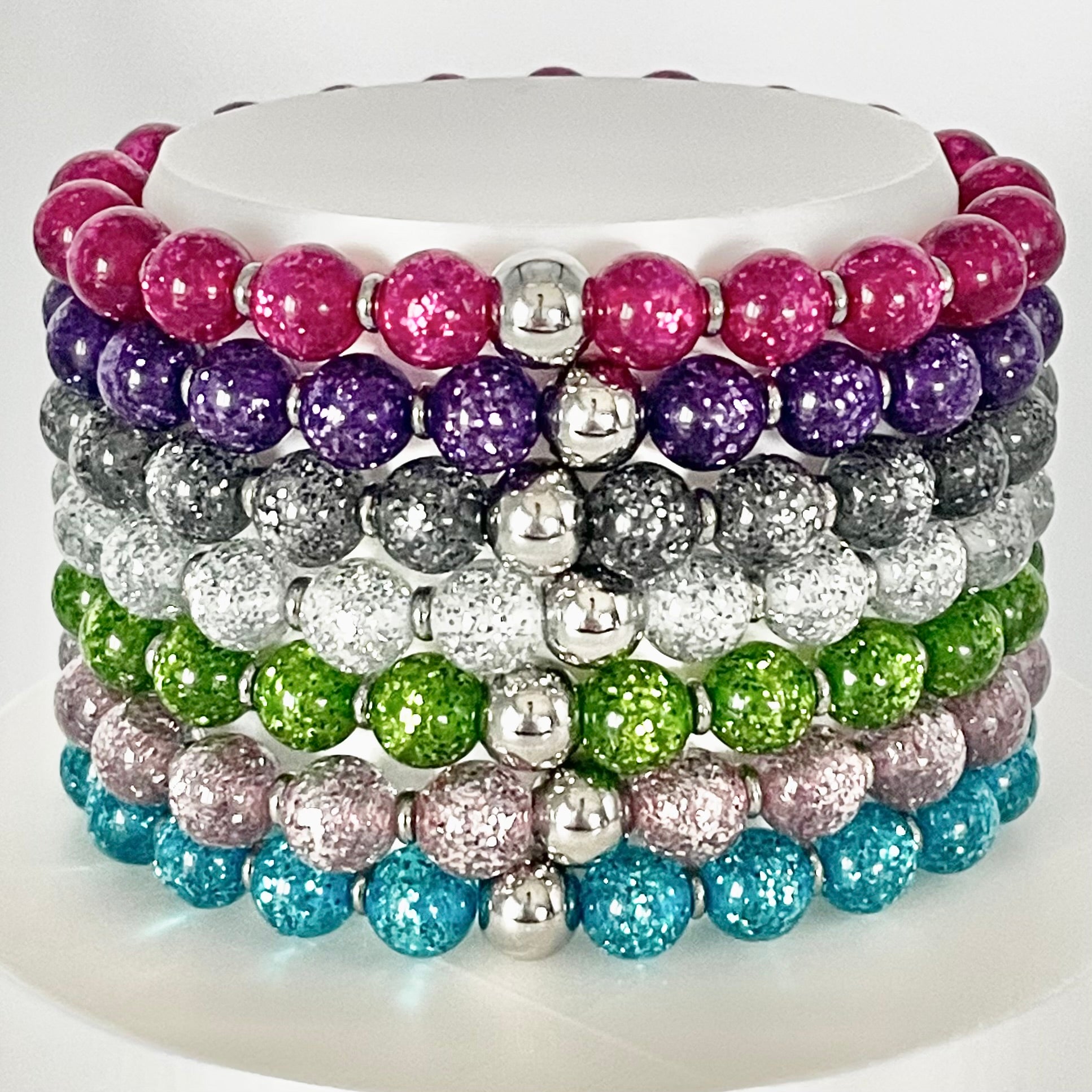 Glitter Bracelet ~ Violet