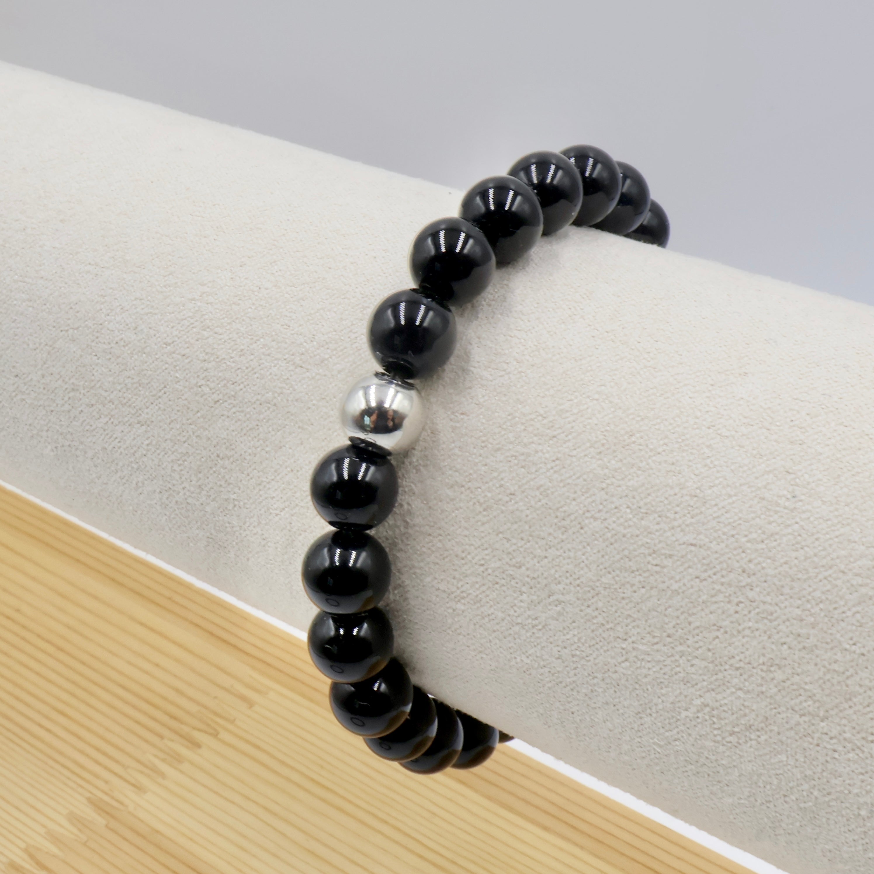 Black Onyx Gemstone Bracelet