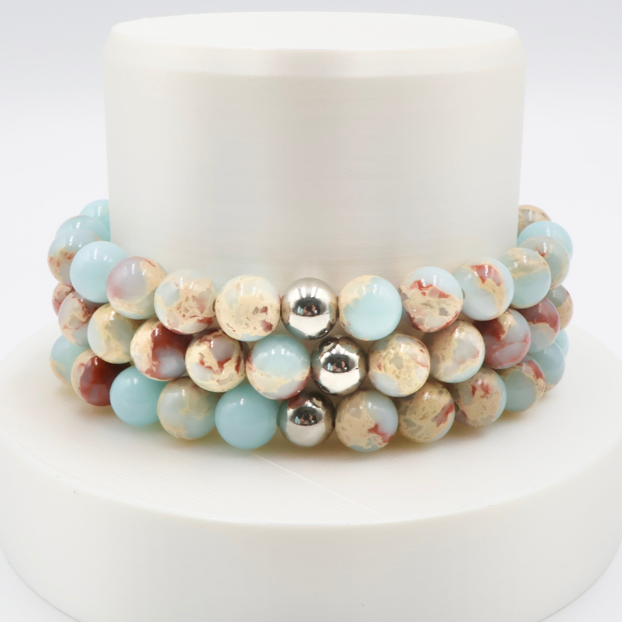 Impression Jasper Gemstone Bracelet