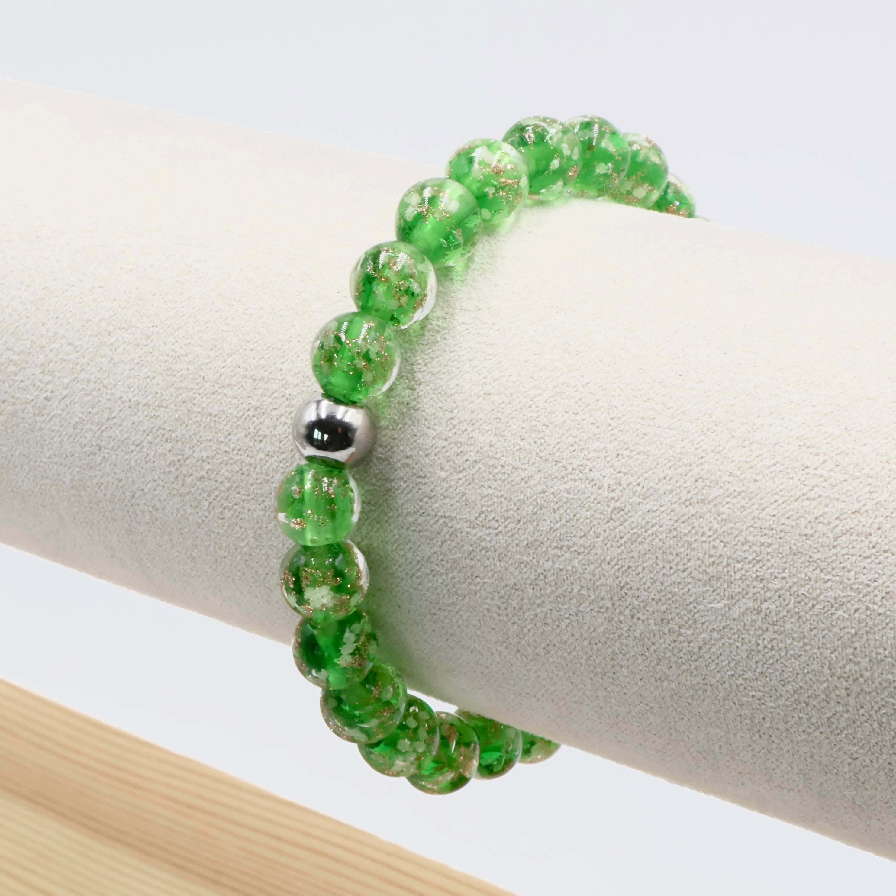 Luminous Gold Sand Bracelet ~ Green