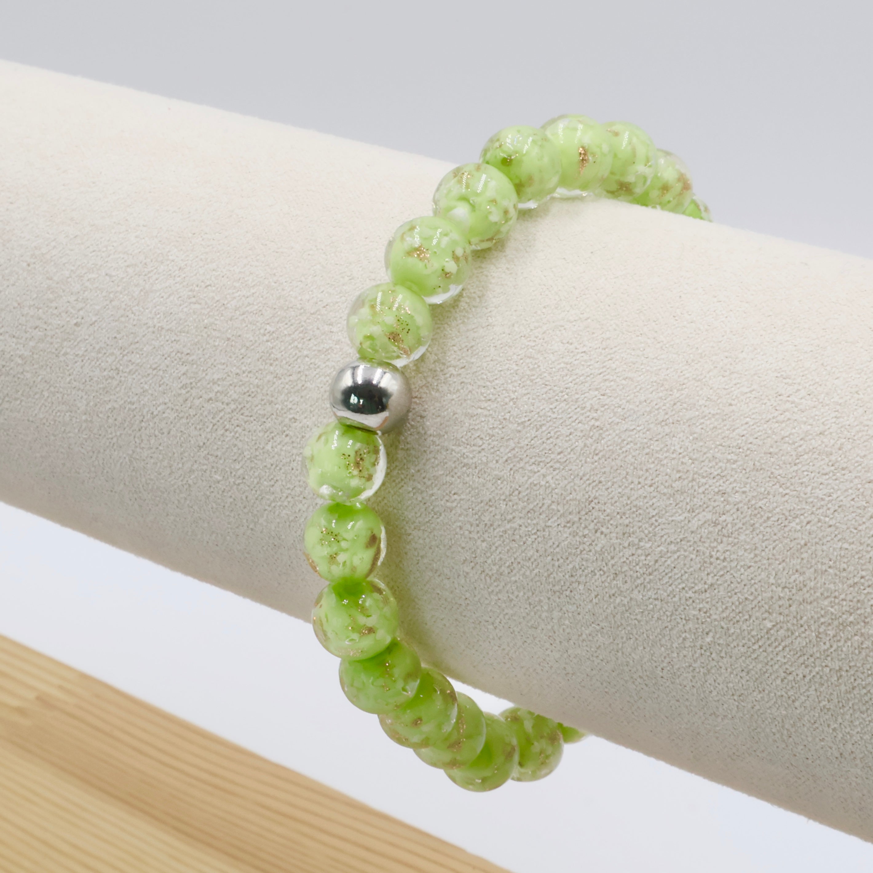 Luminous Gold Sand Bracelet ~ Kiwi