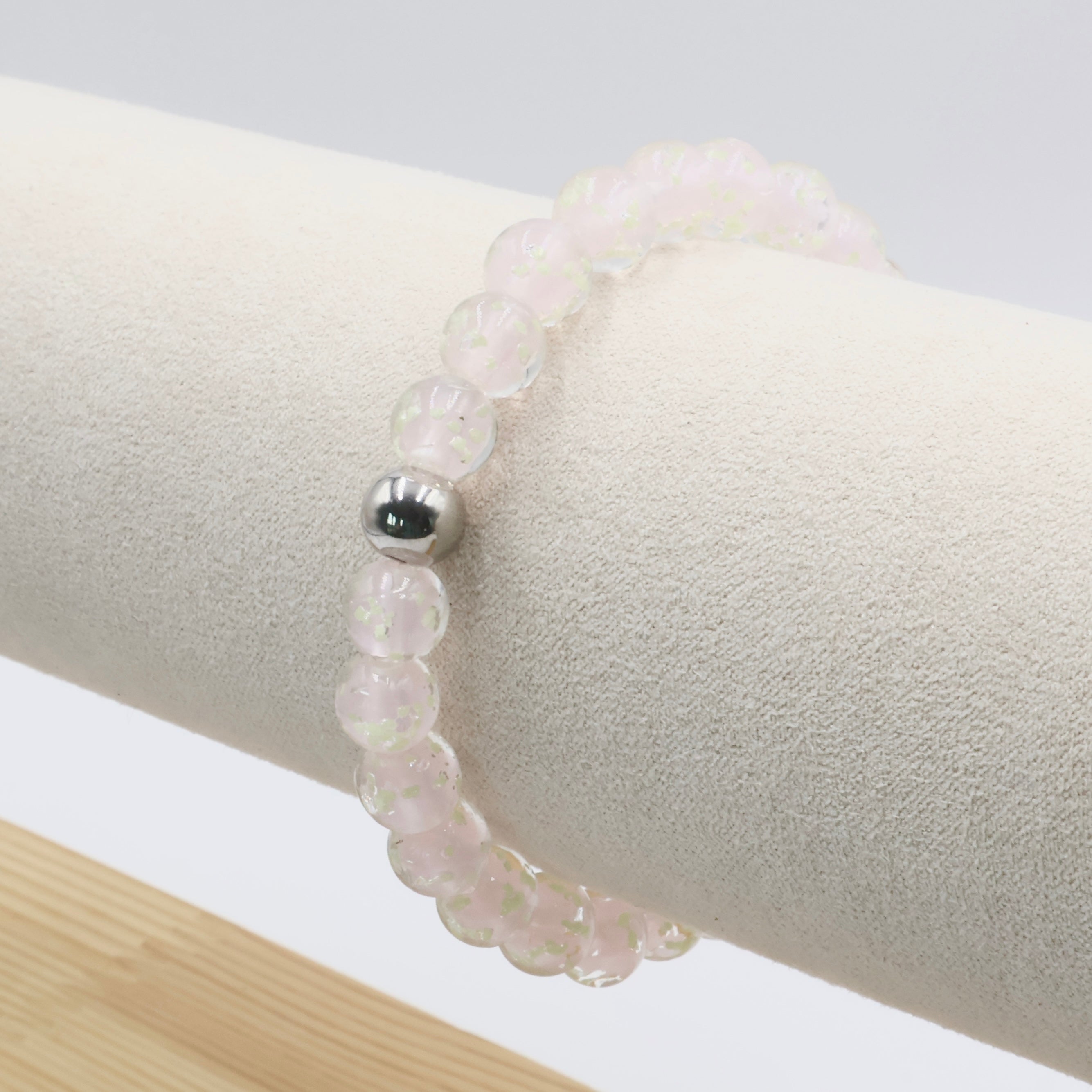 Luminous Gold Sand Bracelet ~ Pink Fog - Limited Edition