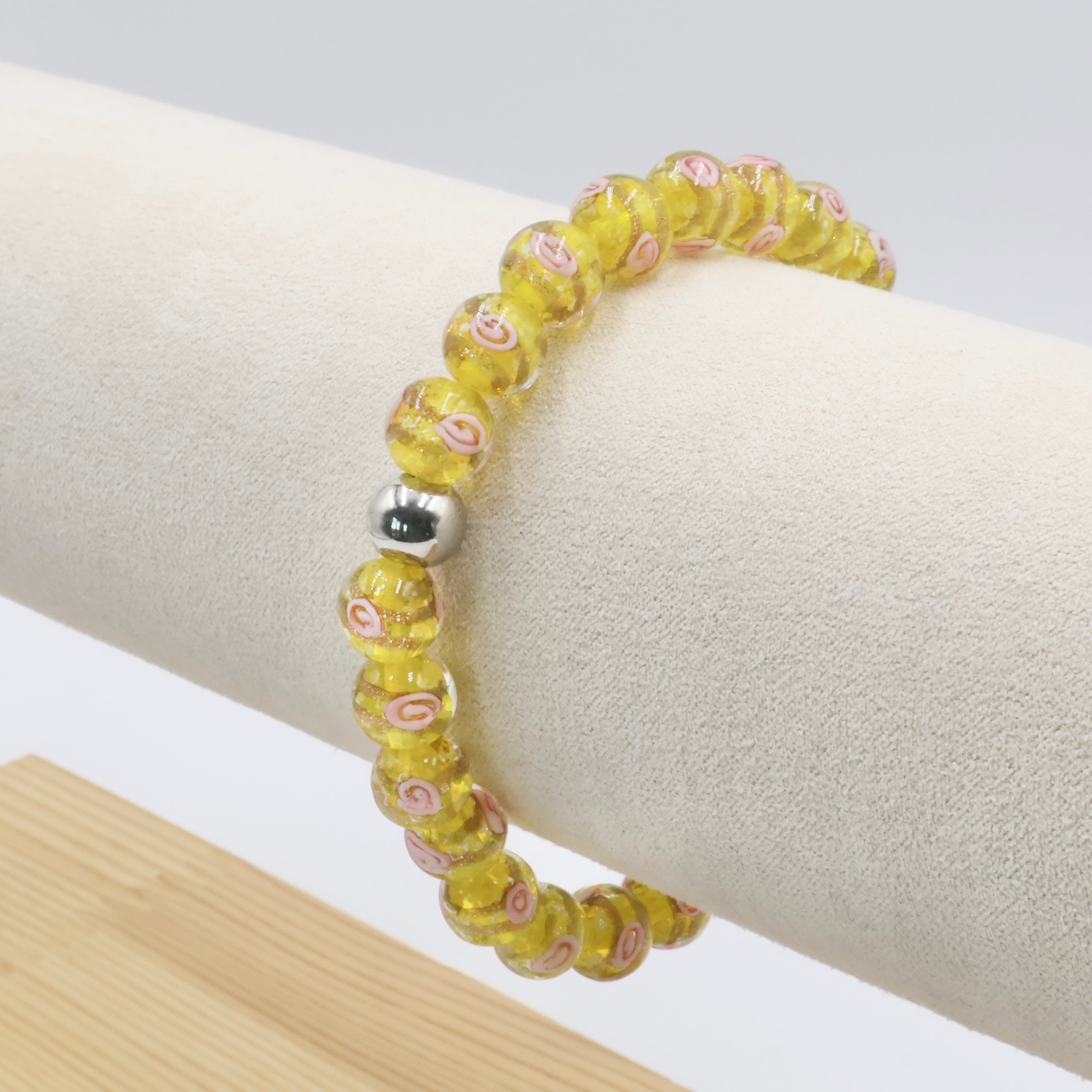 Luminous Rose Bracelet ~ Yellow