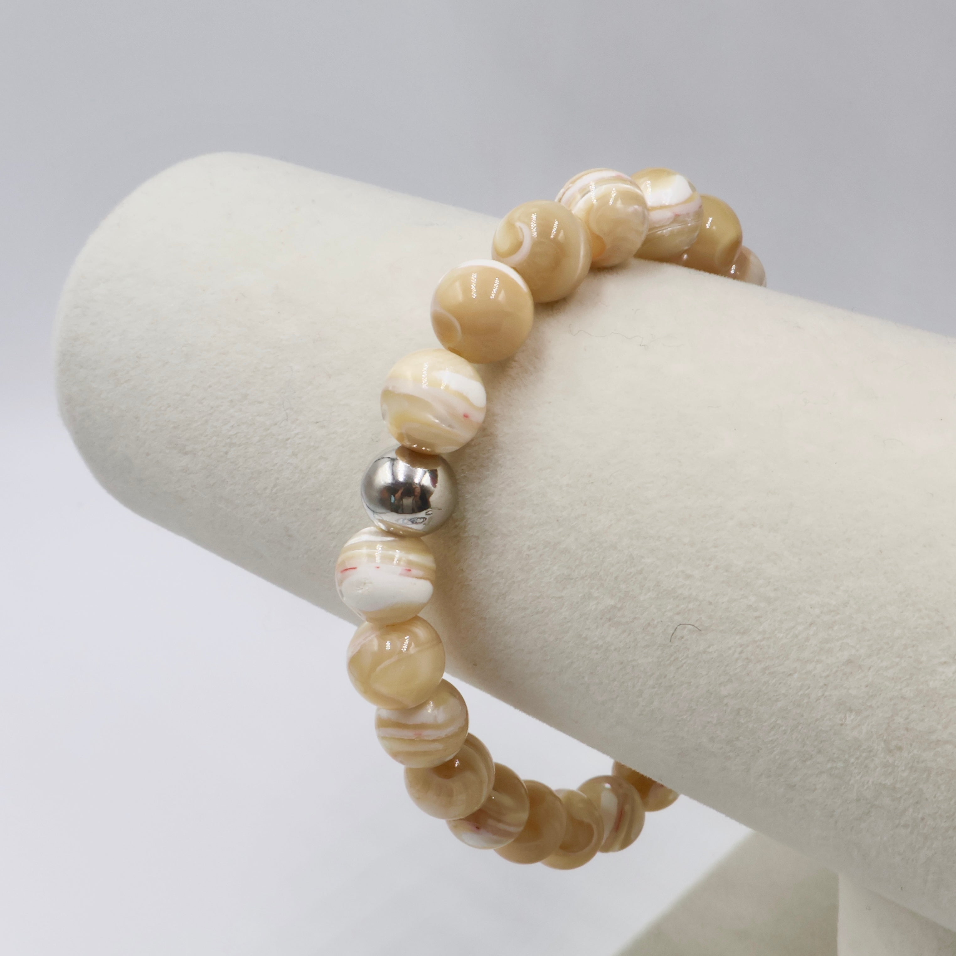 Mother of Pearl Bracelet ~ Golden Brown