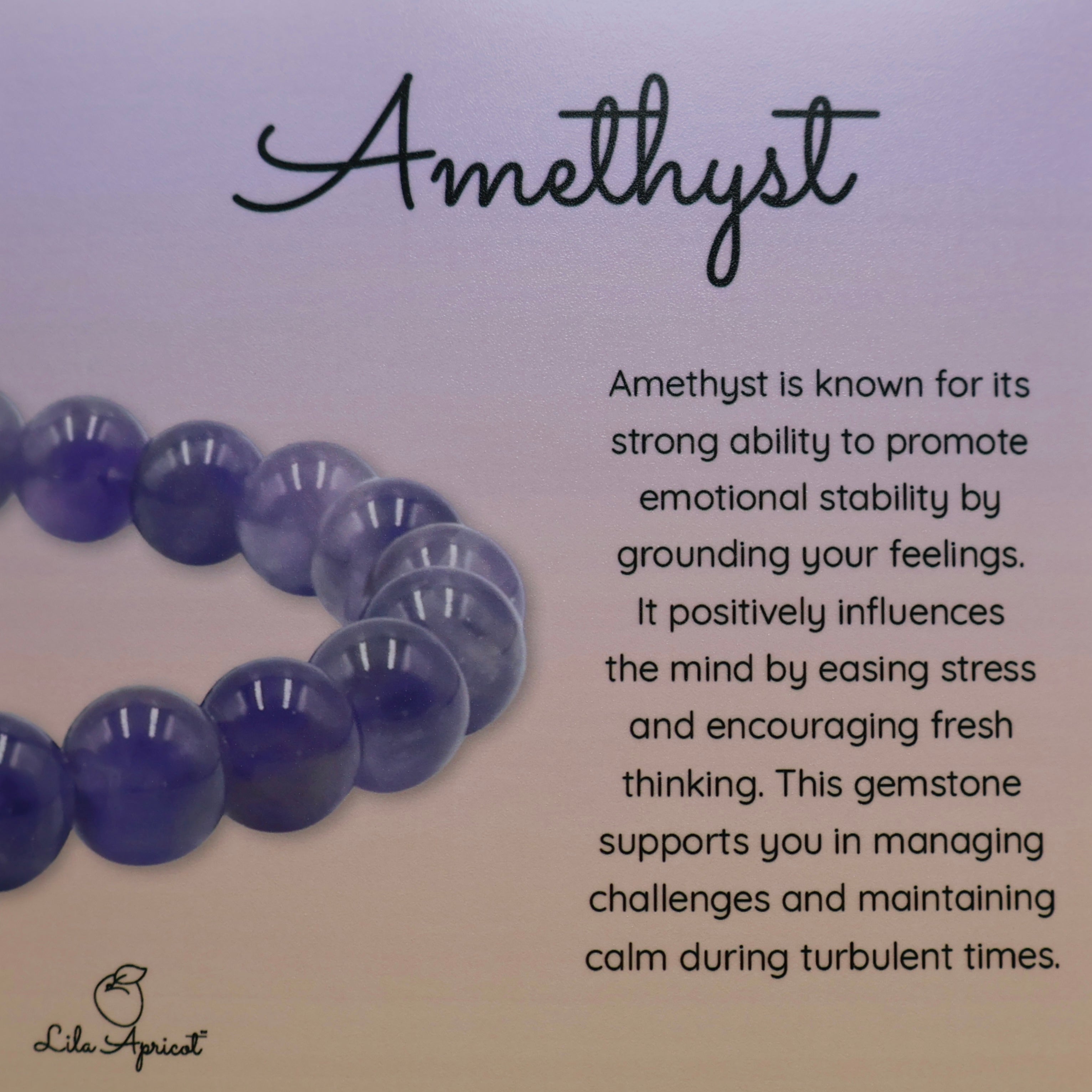Amethyst Gemstone Bracelet