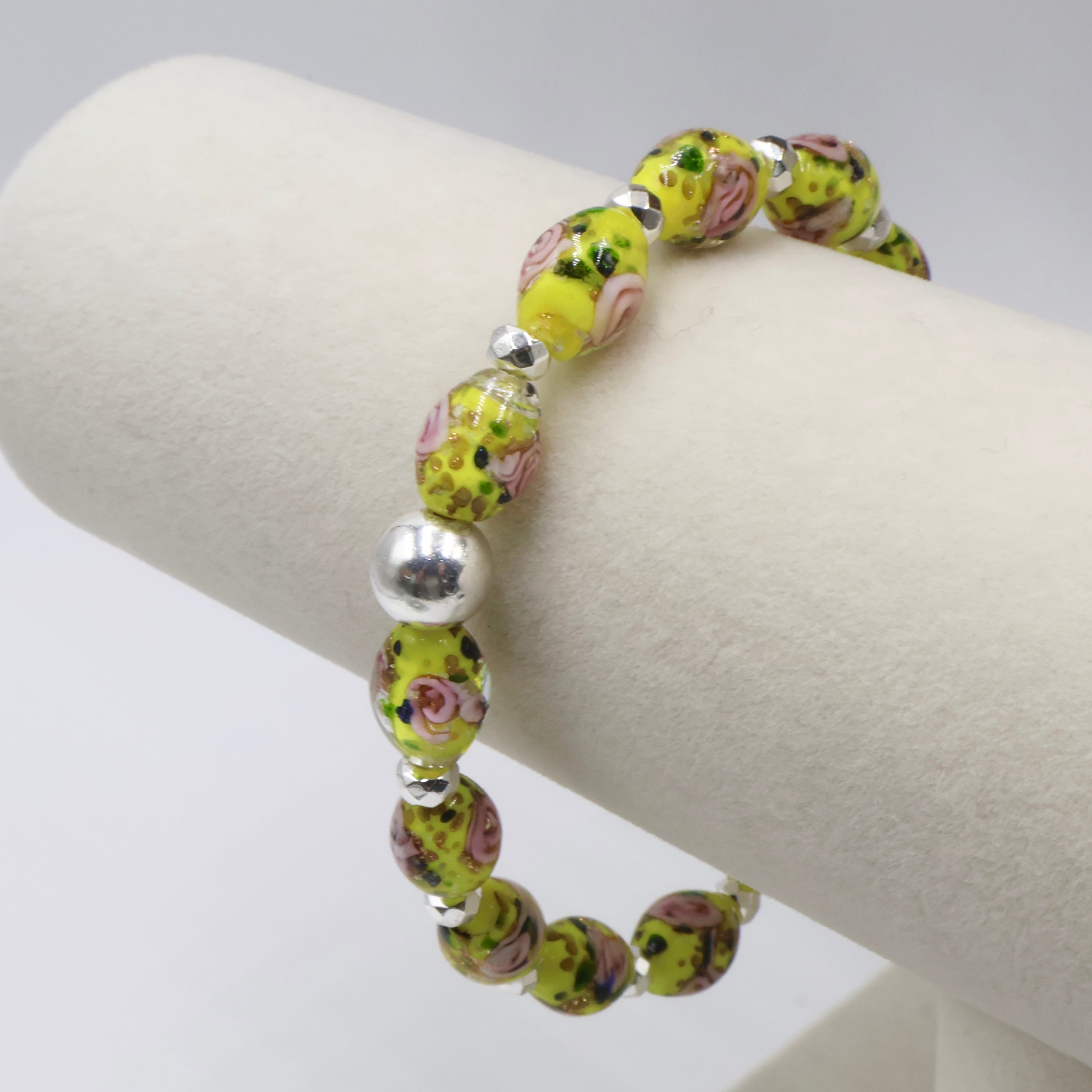 Luminous Oval Rose Bracelets ~ Amber Rose