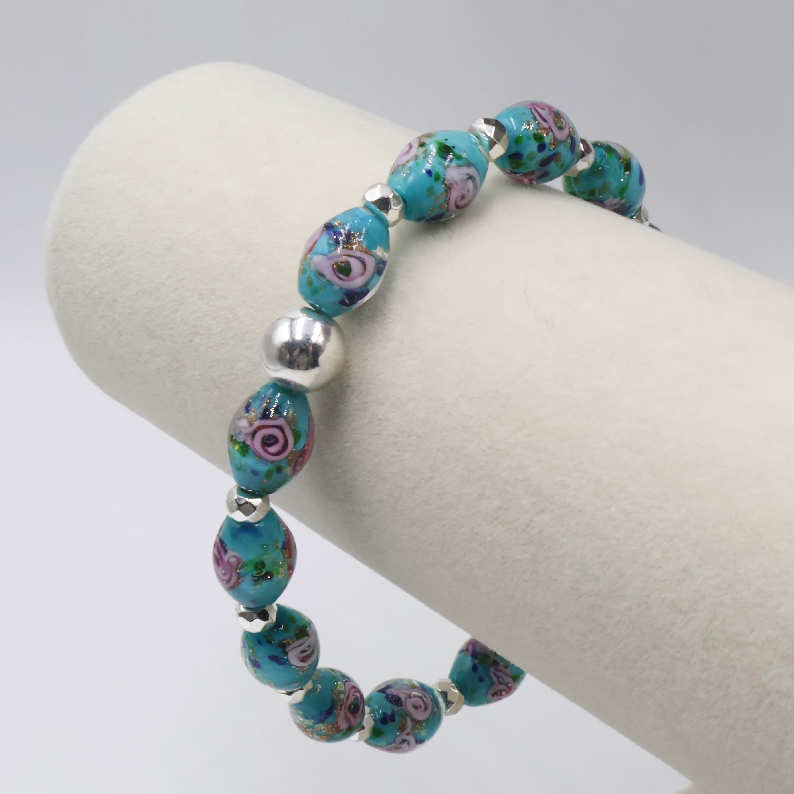 Luminous Oval Rose Bracelets ~ Hawaiian Ocean Rose