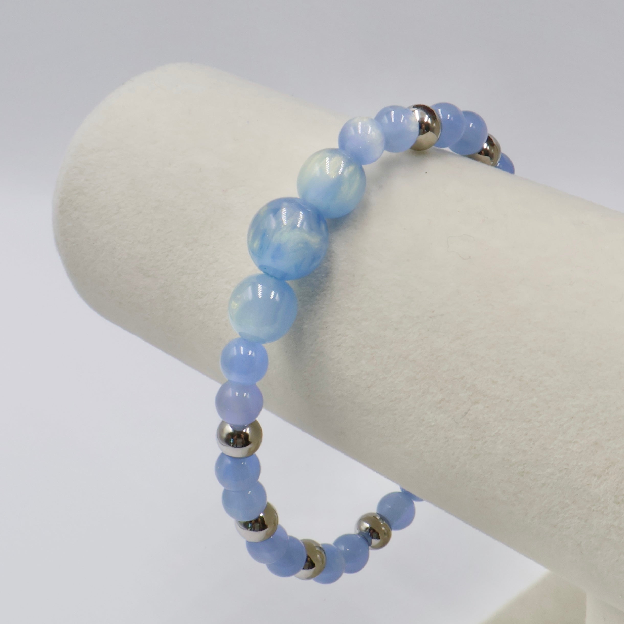 Dreamy Night Sky Cascade Bracelet ~ Blue Moon