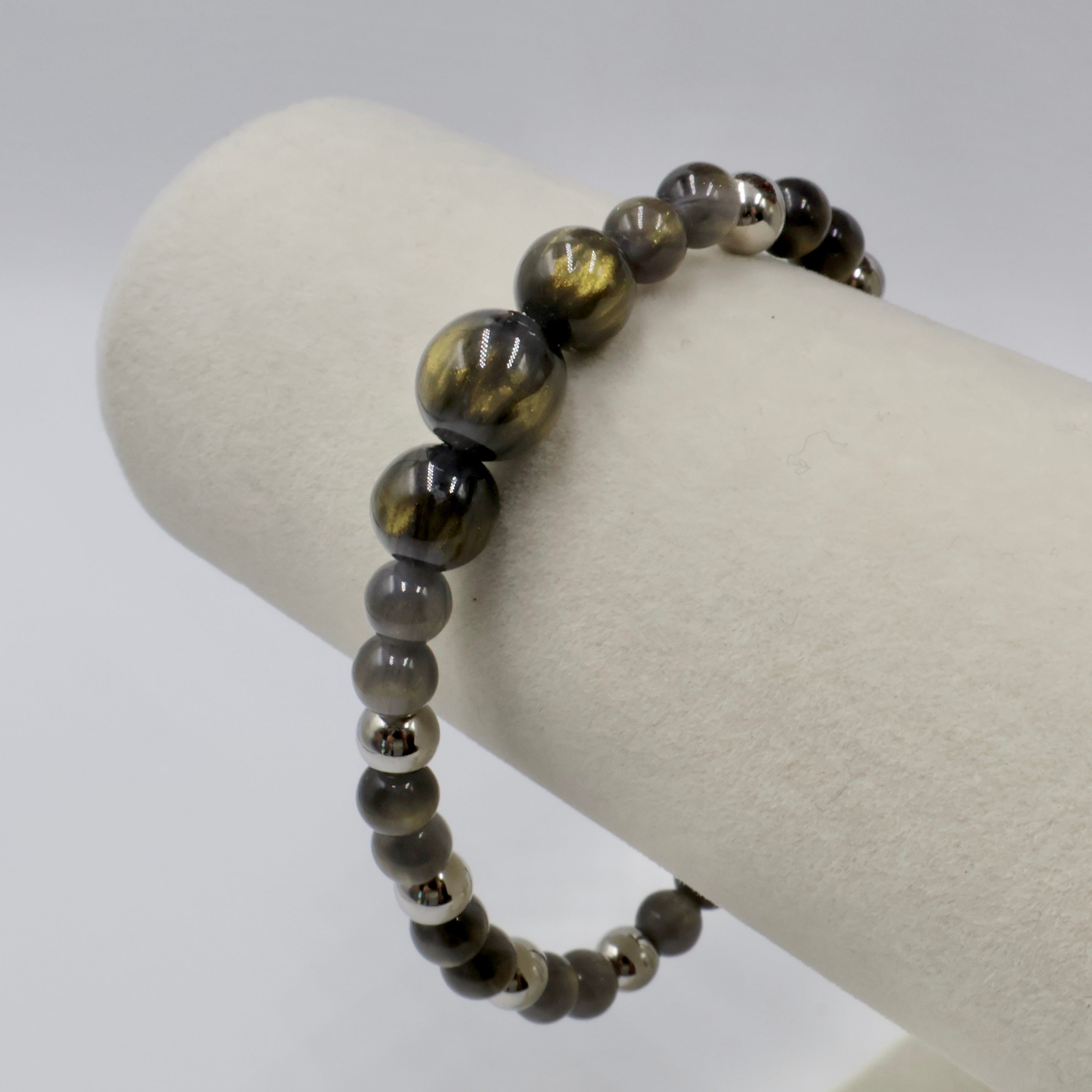 Dreamy Night Sky Cascade Bracelet ~ Dark Silhouette