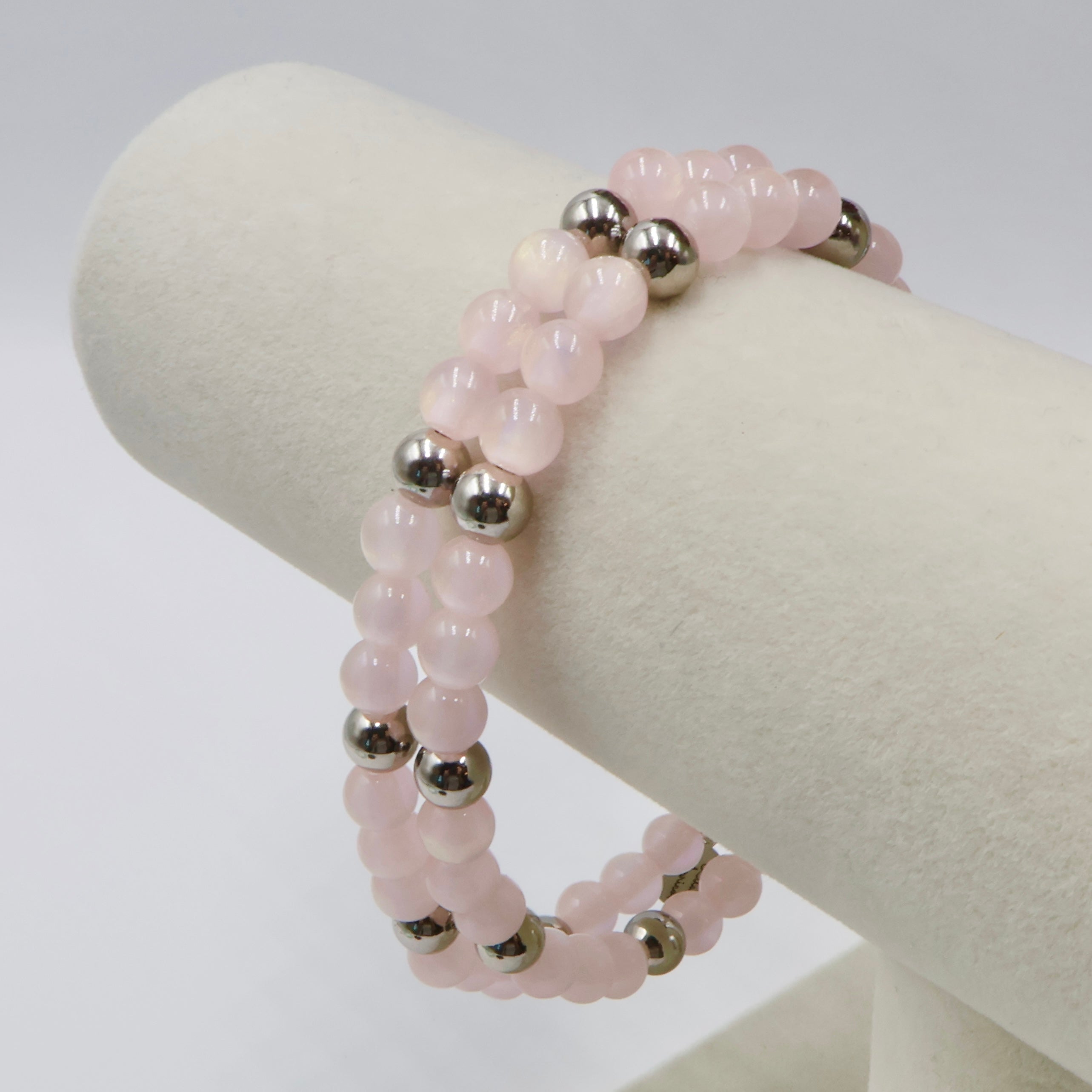 Dreamy Night Sky Wrap Bracelet ~ Pajama Pink