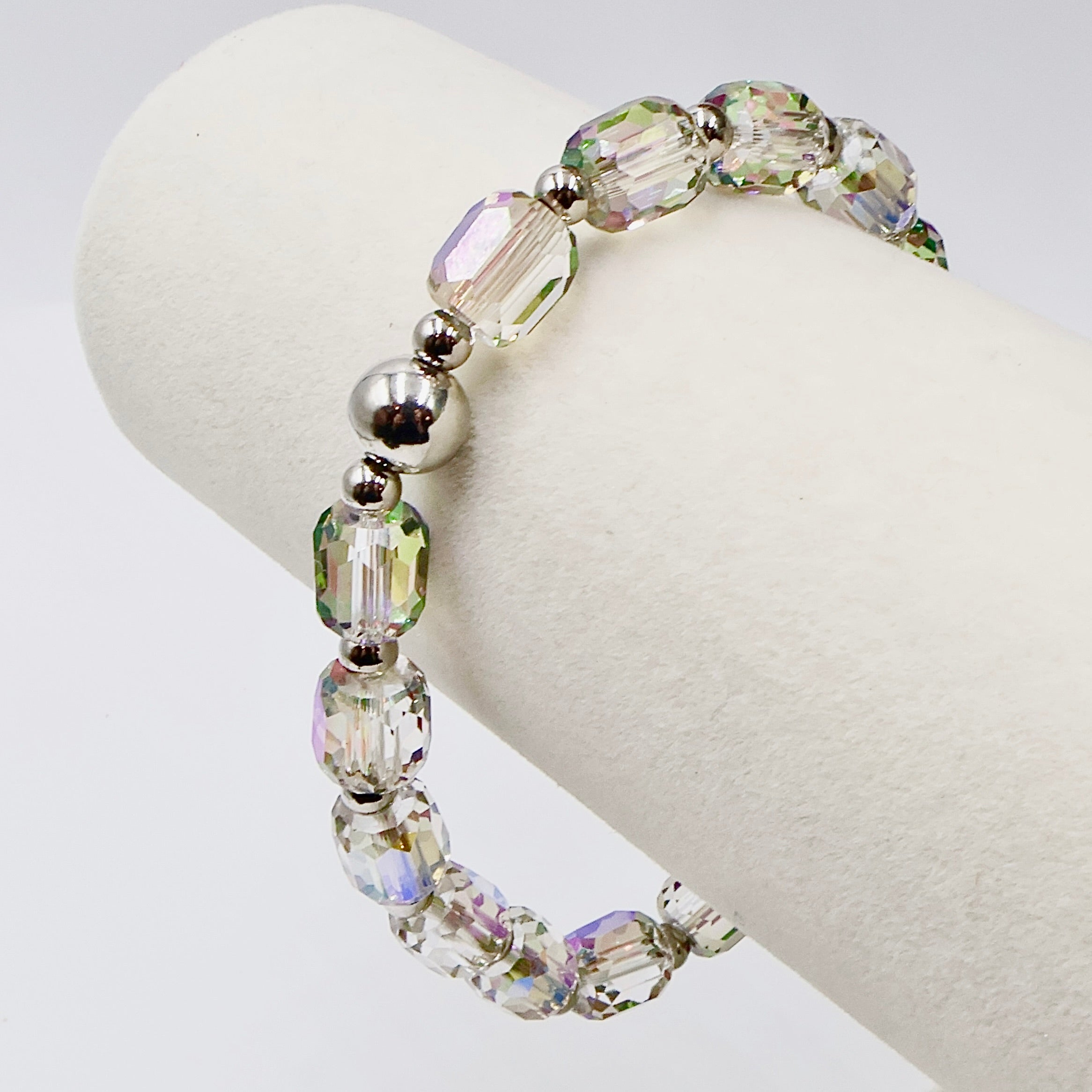 Mystique Purple | Faceted Pillar Bracelet
