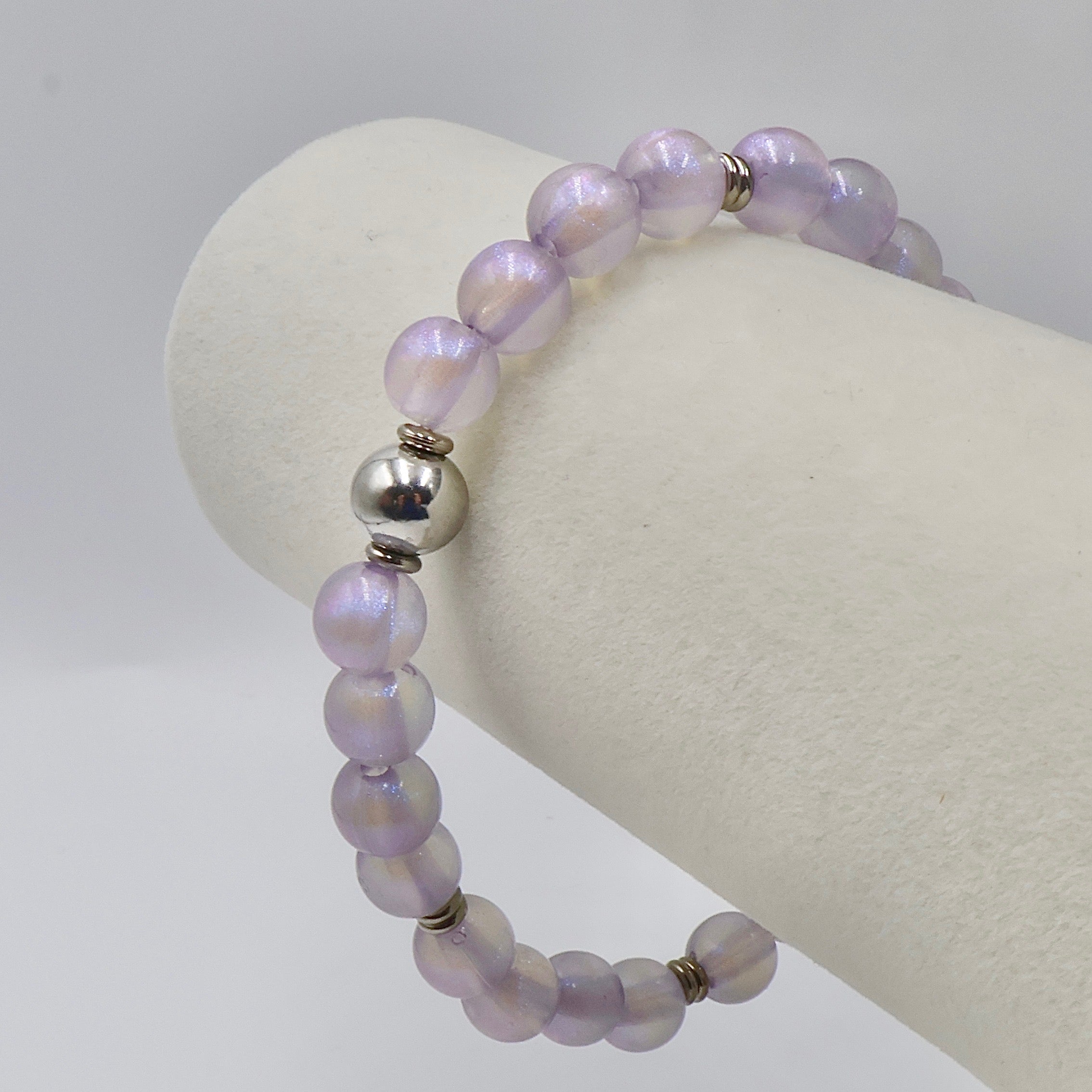 Silky Luster Bracelet ~ Heather Plum