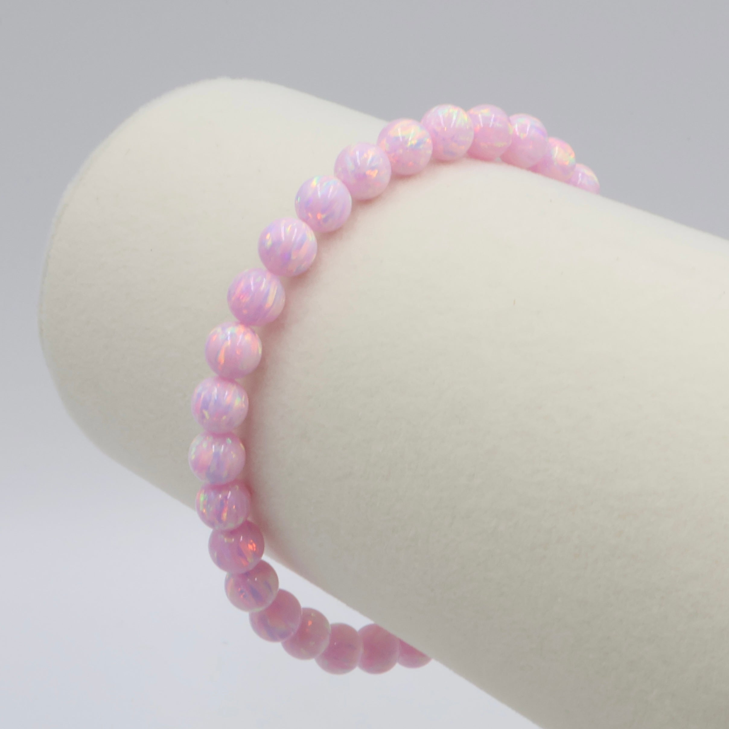 Opal Line Bracelet ~ Pink Chiffon