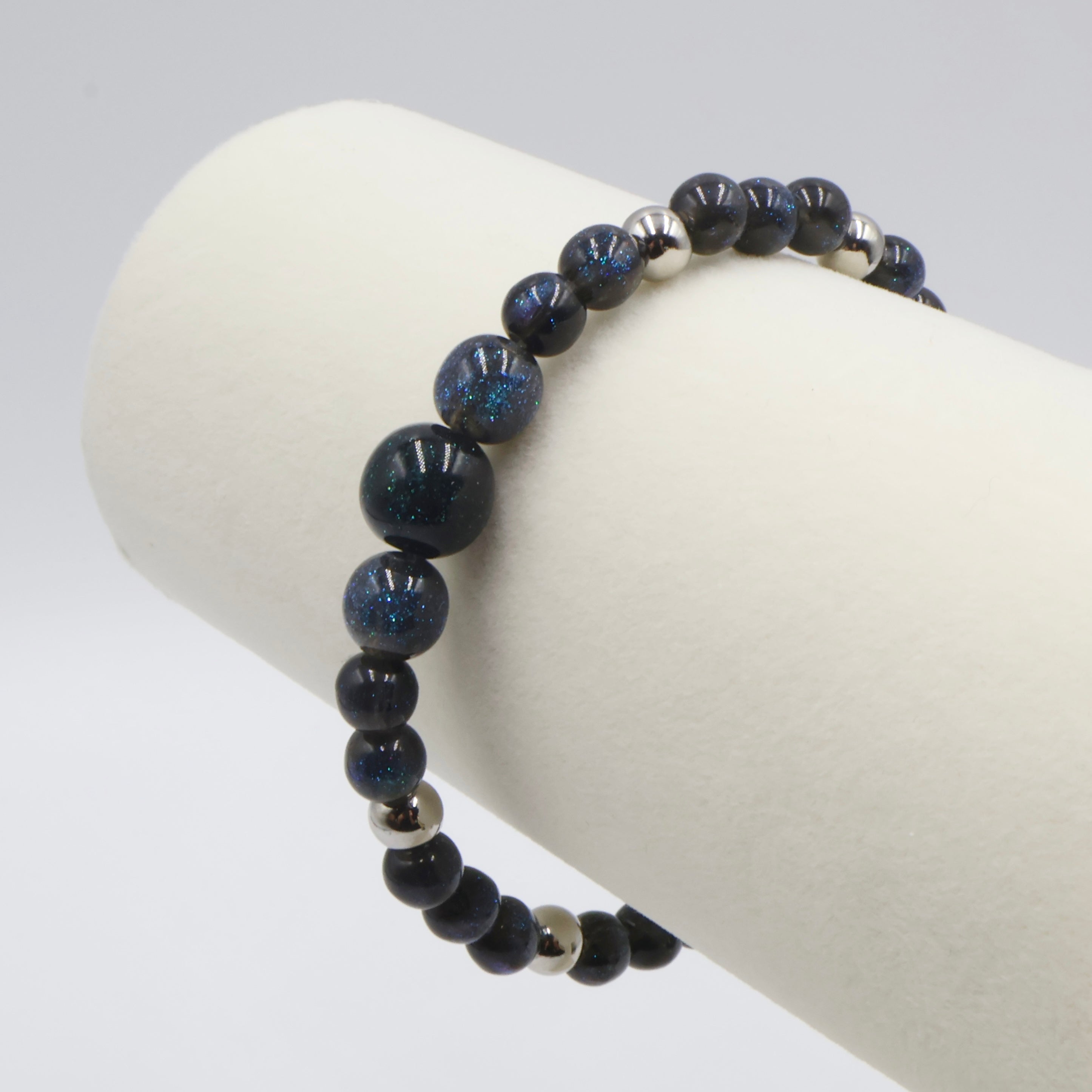 Sparkling Night Sky Cascade Bracelet ~ Nightfall