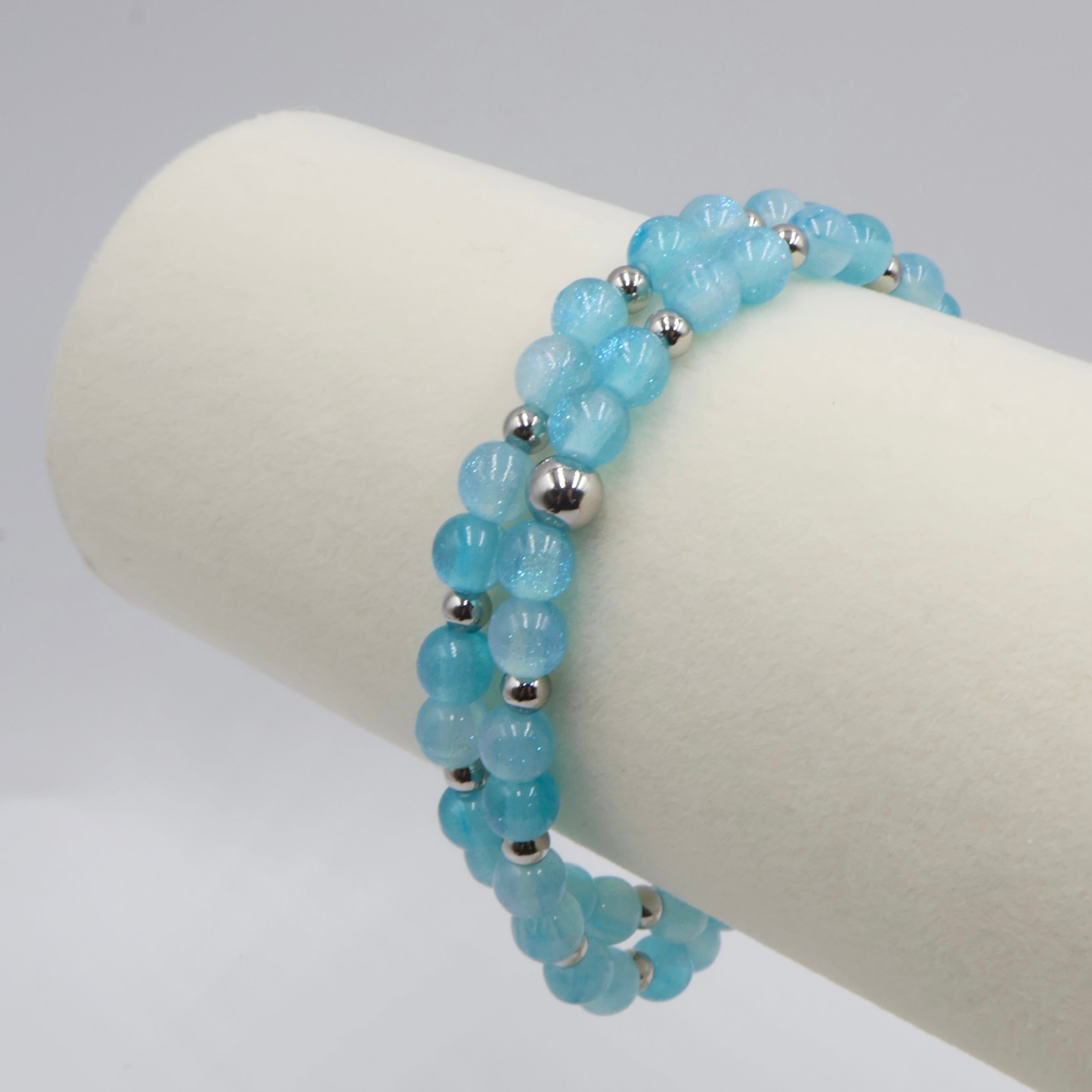 Sparkling Night Sky Wrap Bracelet ~ Island Ocean