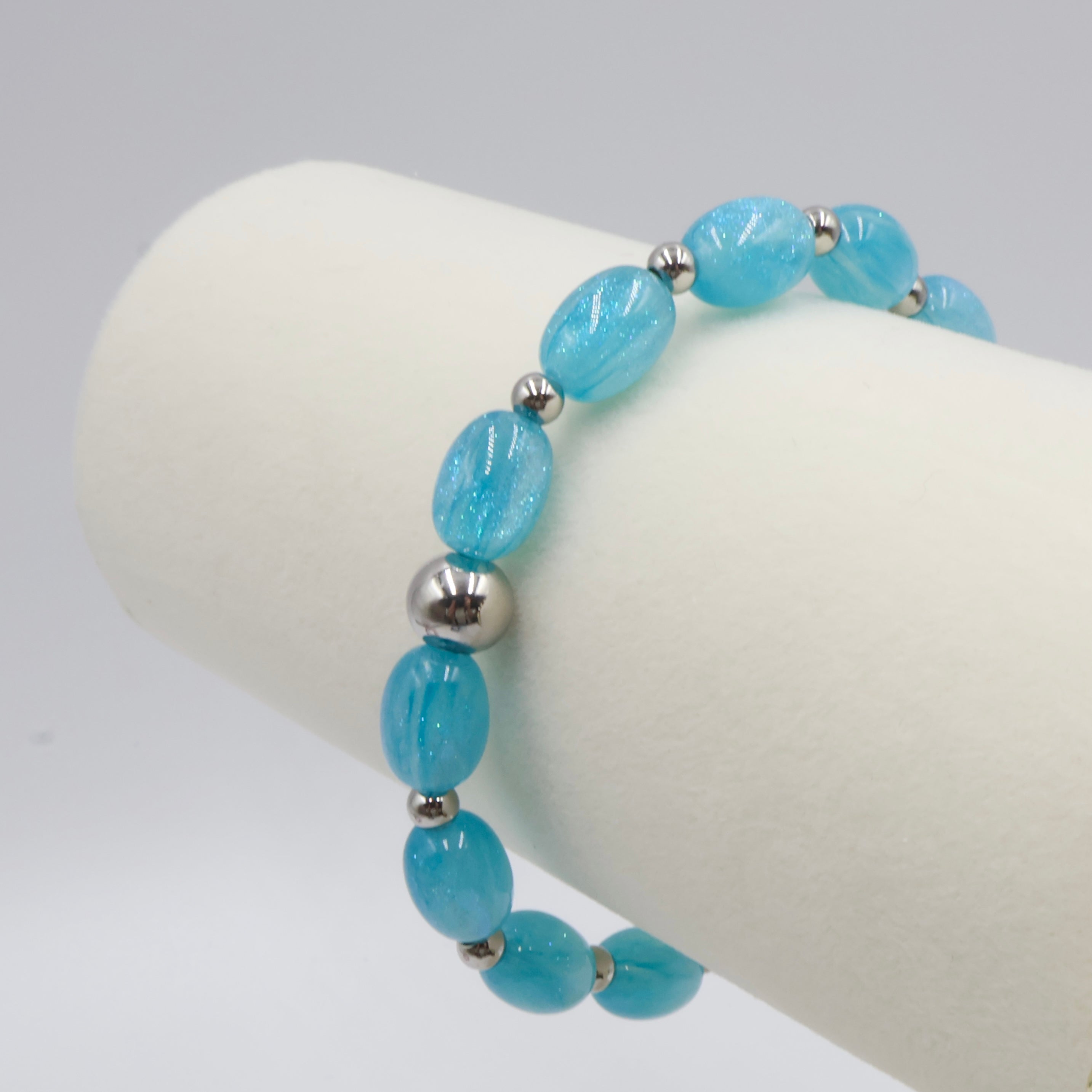 Sparkling Night Sky Oval Bracelet ~ Island Ocean