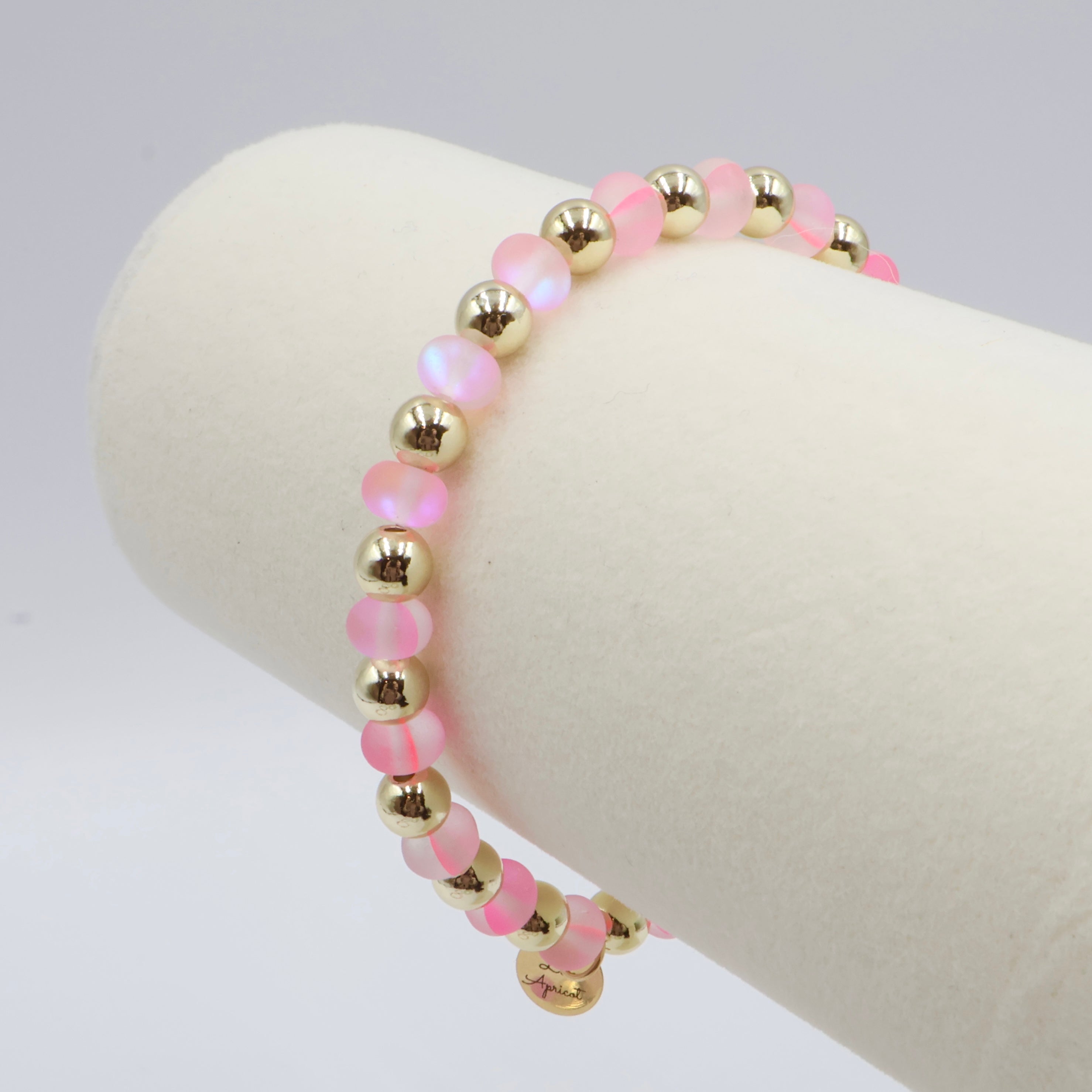 Frosted Aurora Donut Bracelet ~ Wild Watermelon