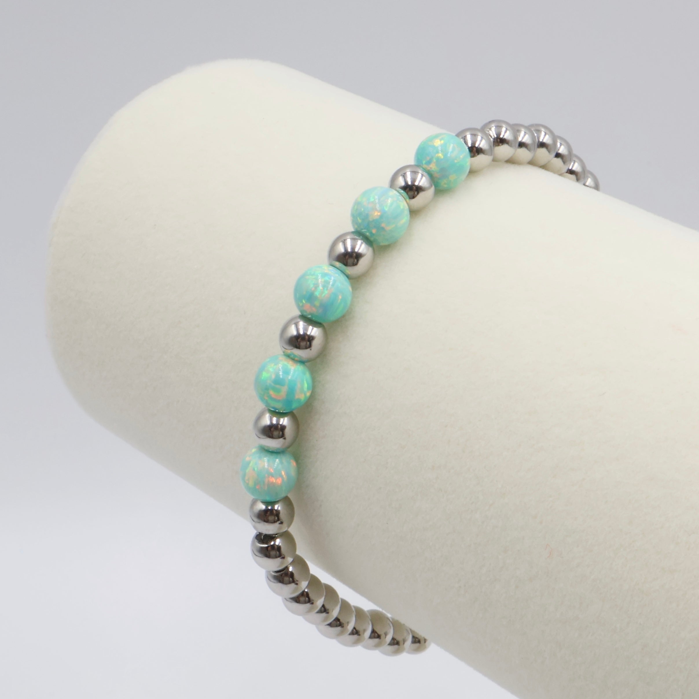 5-Opals Bracelet ~ Mint Breeze