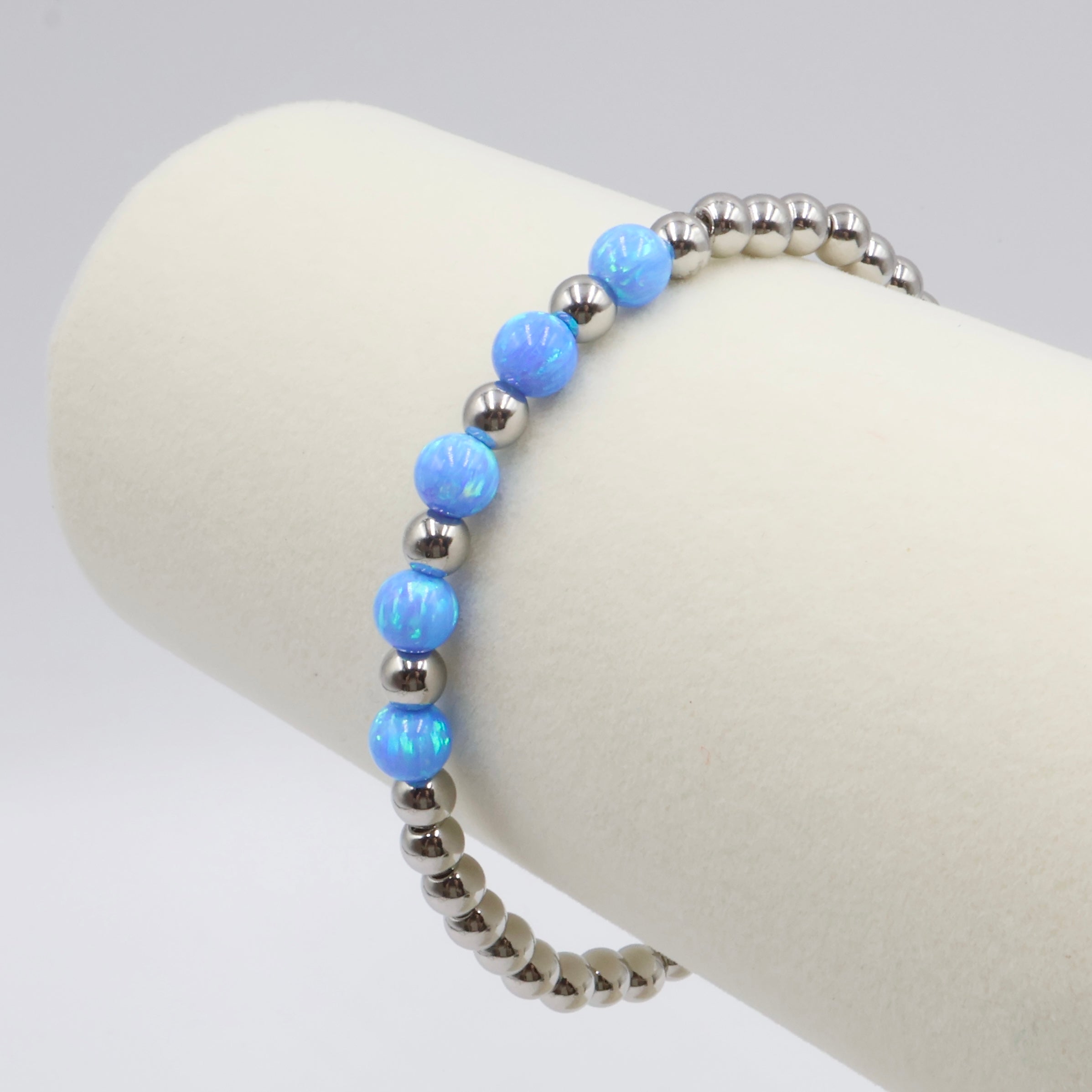 5-Opals Bracelet ~ Cayman Blue