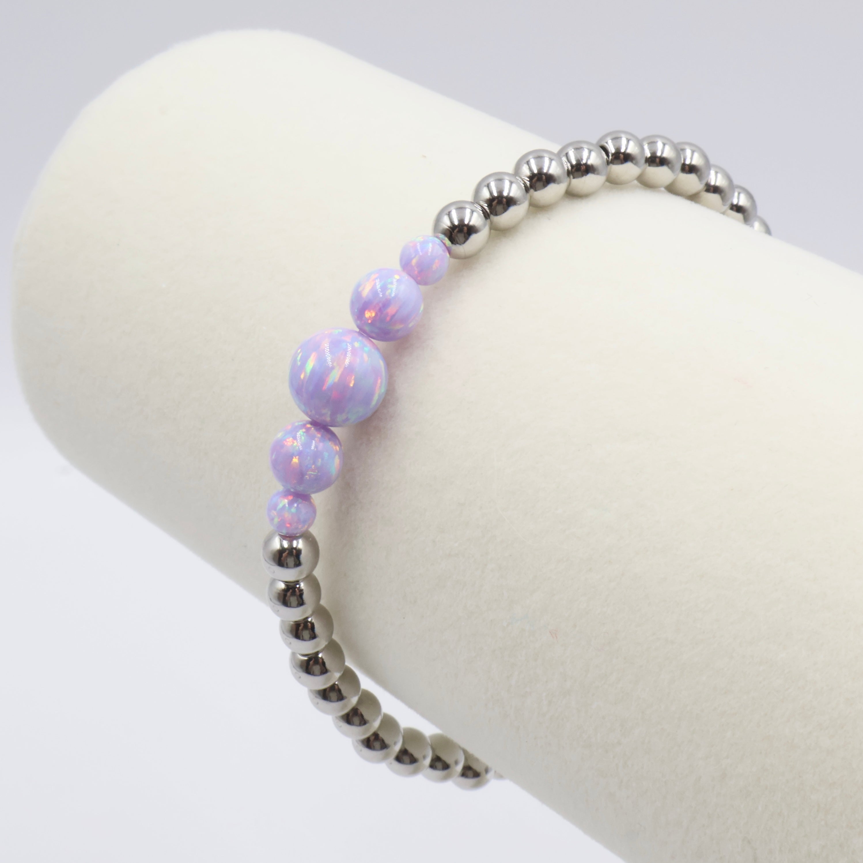 Opal Cascade Bracelet ~ Unicorn Purple
