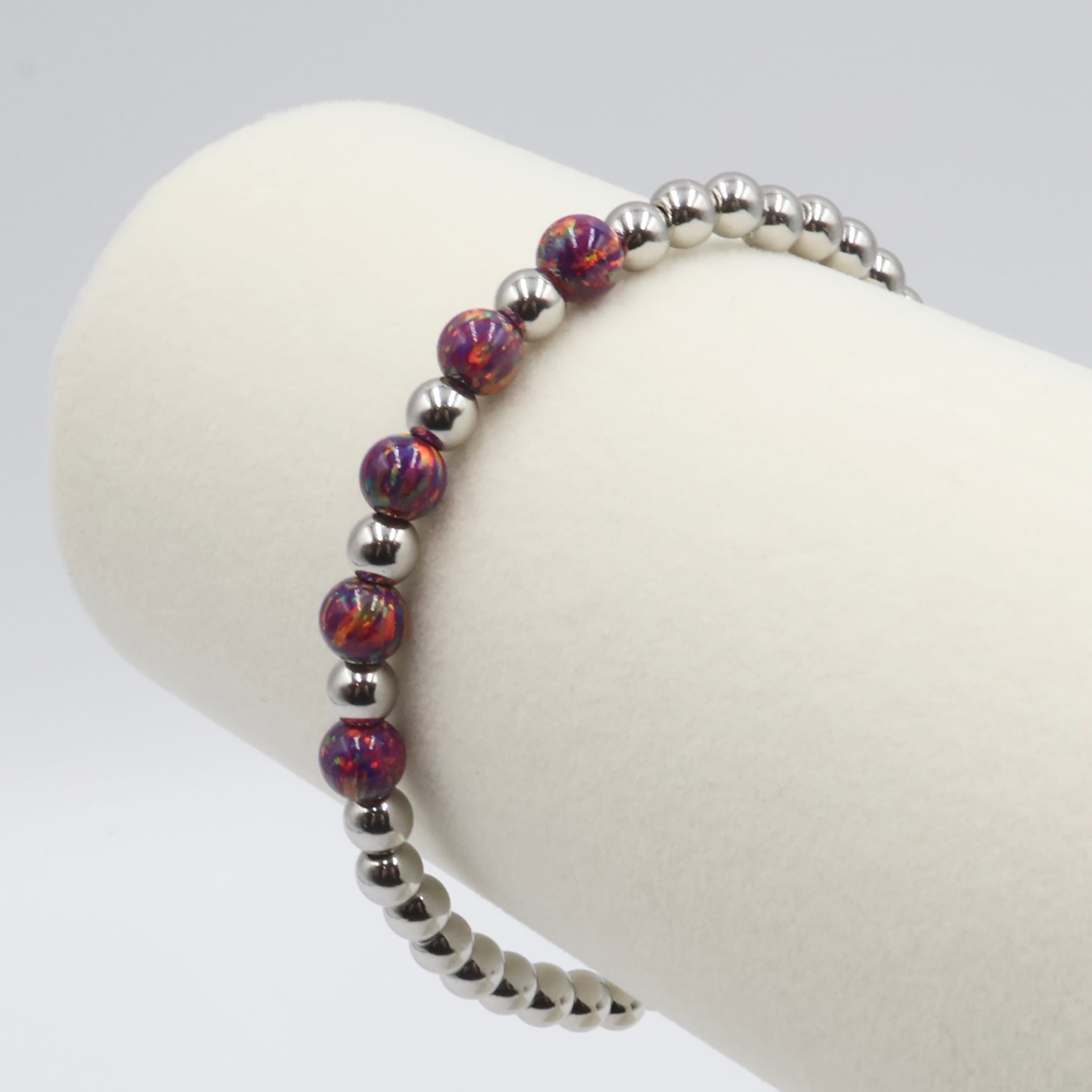 5-Opals Bracelet ~ Wild Orchid