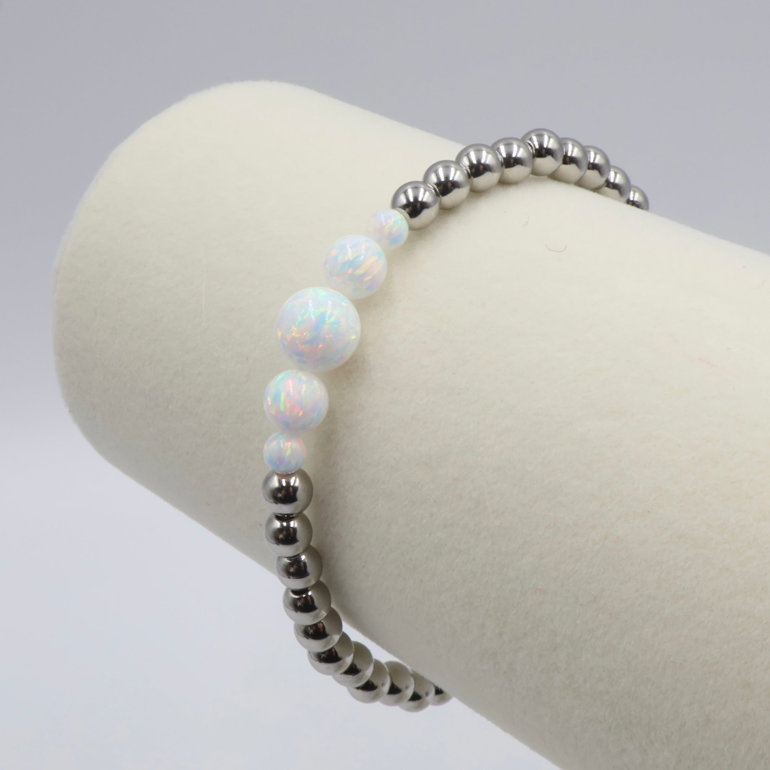 Opal Cascade Bracelet ~ Snowdrop