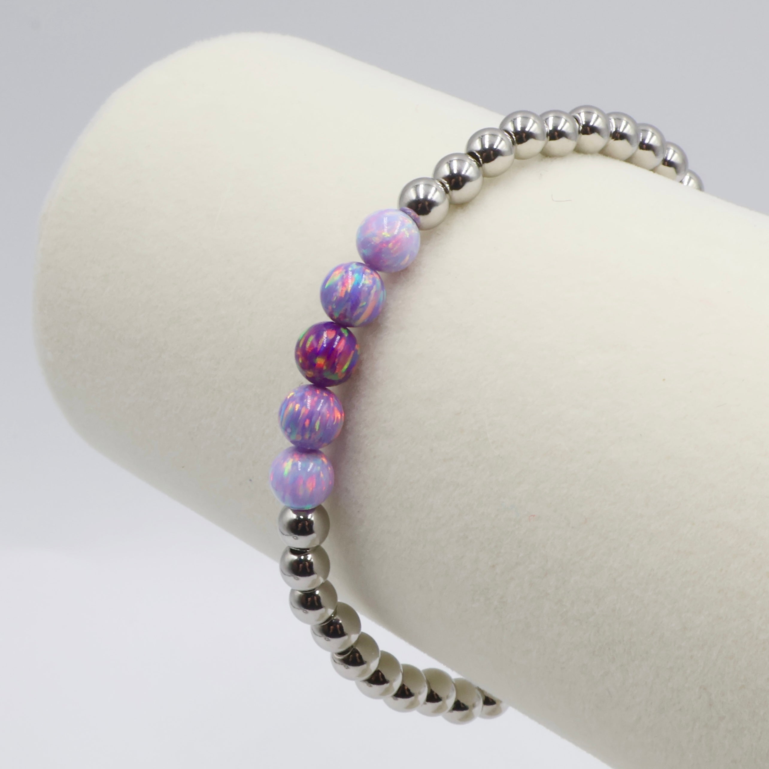 Opal Ombre Bracelet ~ Grape Slush ~ 5-Opals