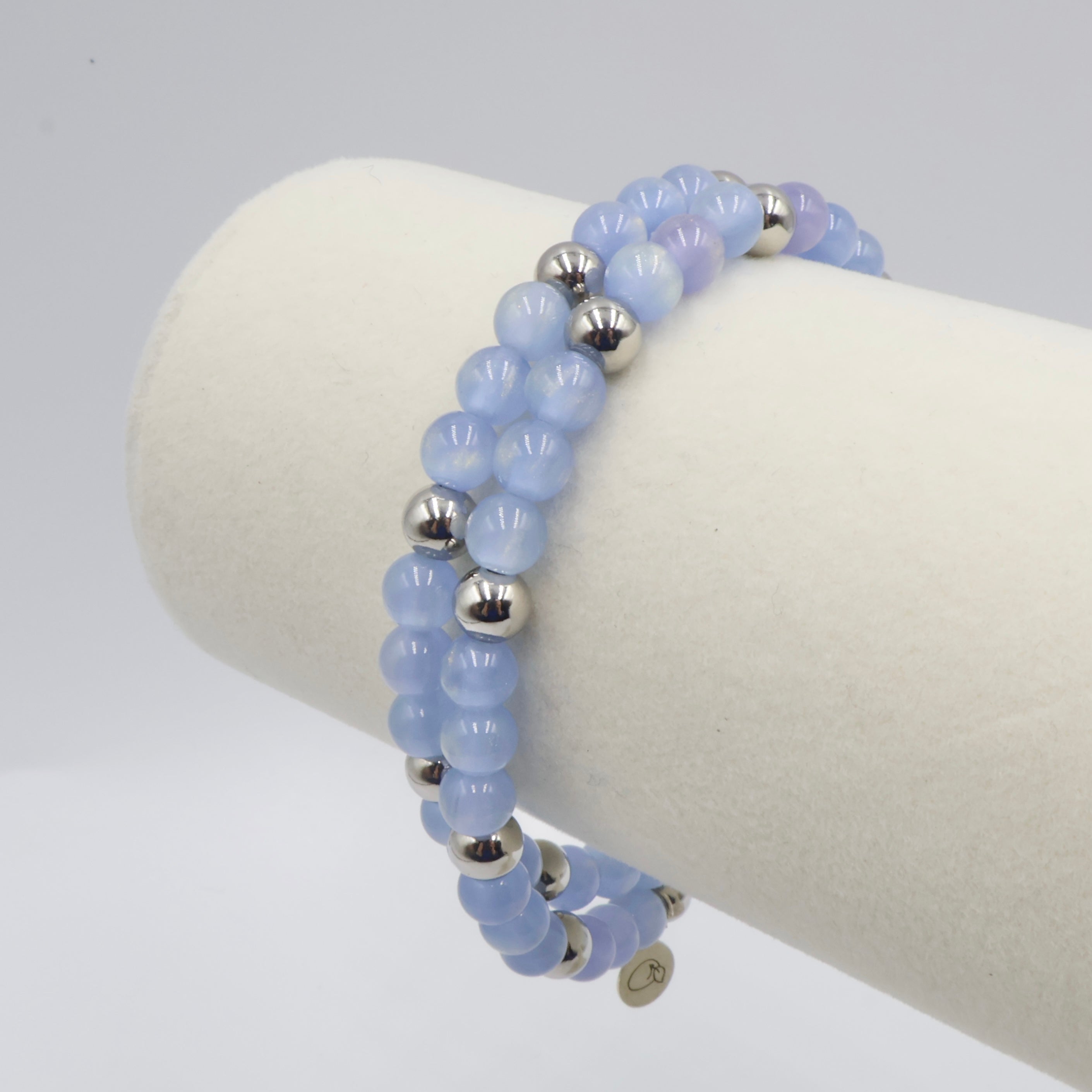 Dreamy Night Sky Wrap Bracelet ~ Blue Moon