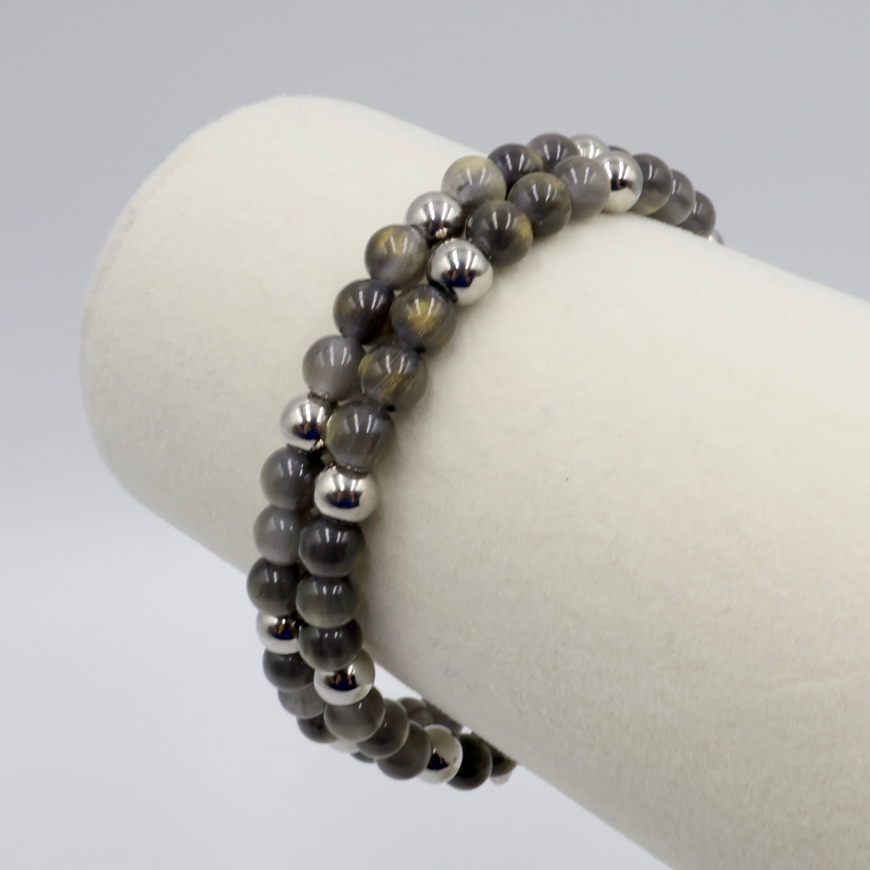 Dreamy Night Sky Wrap Bracelet ~ Dark Silhouette