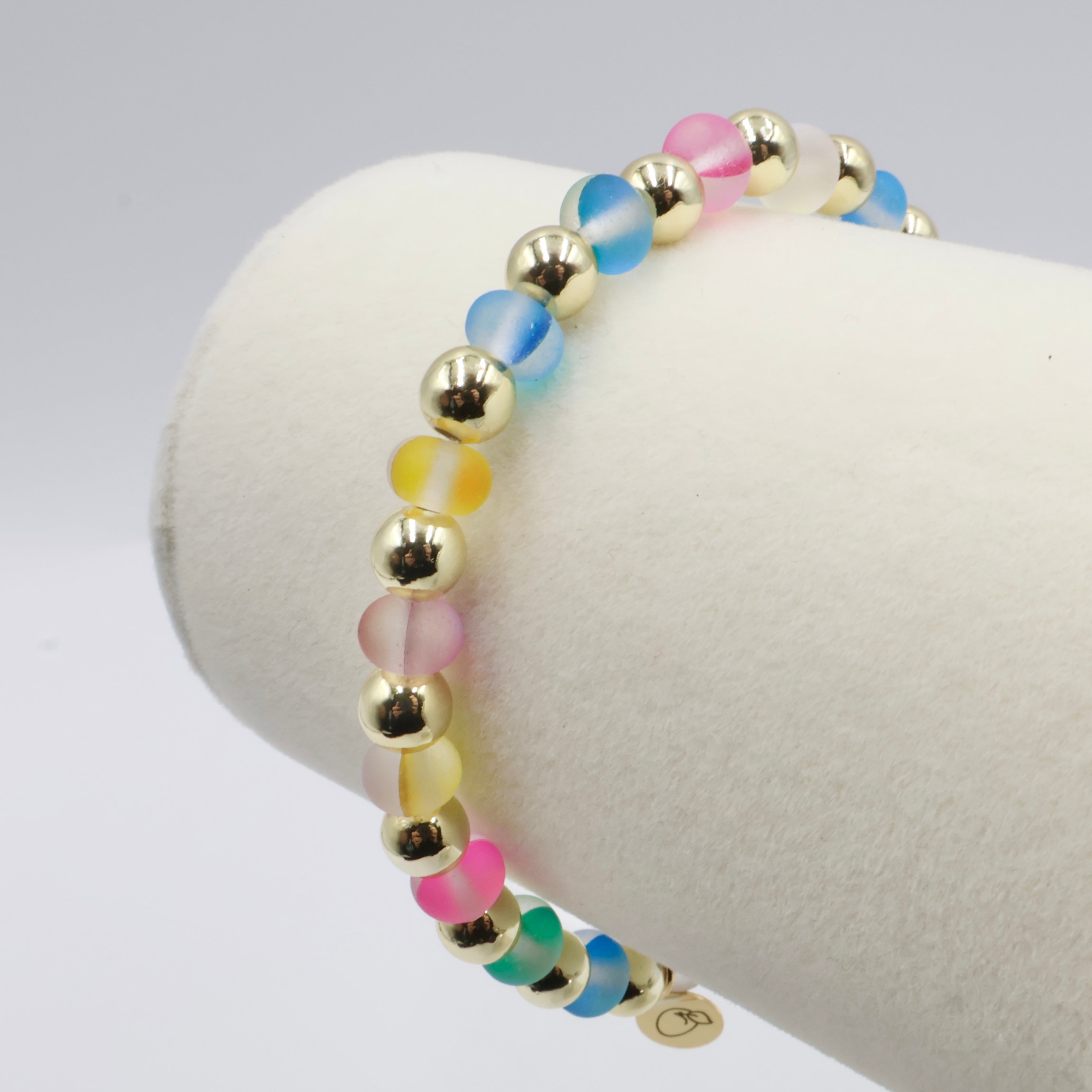 Frosted Aurora Donut Bracelet ~ Kaleidoscope