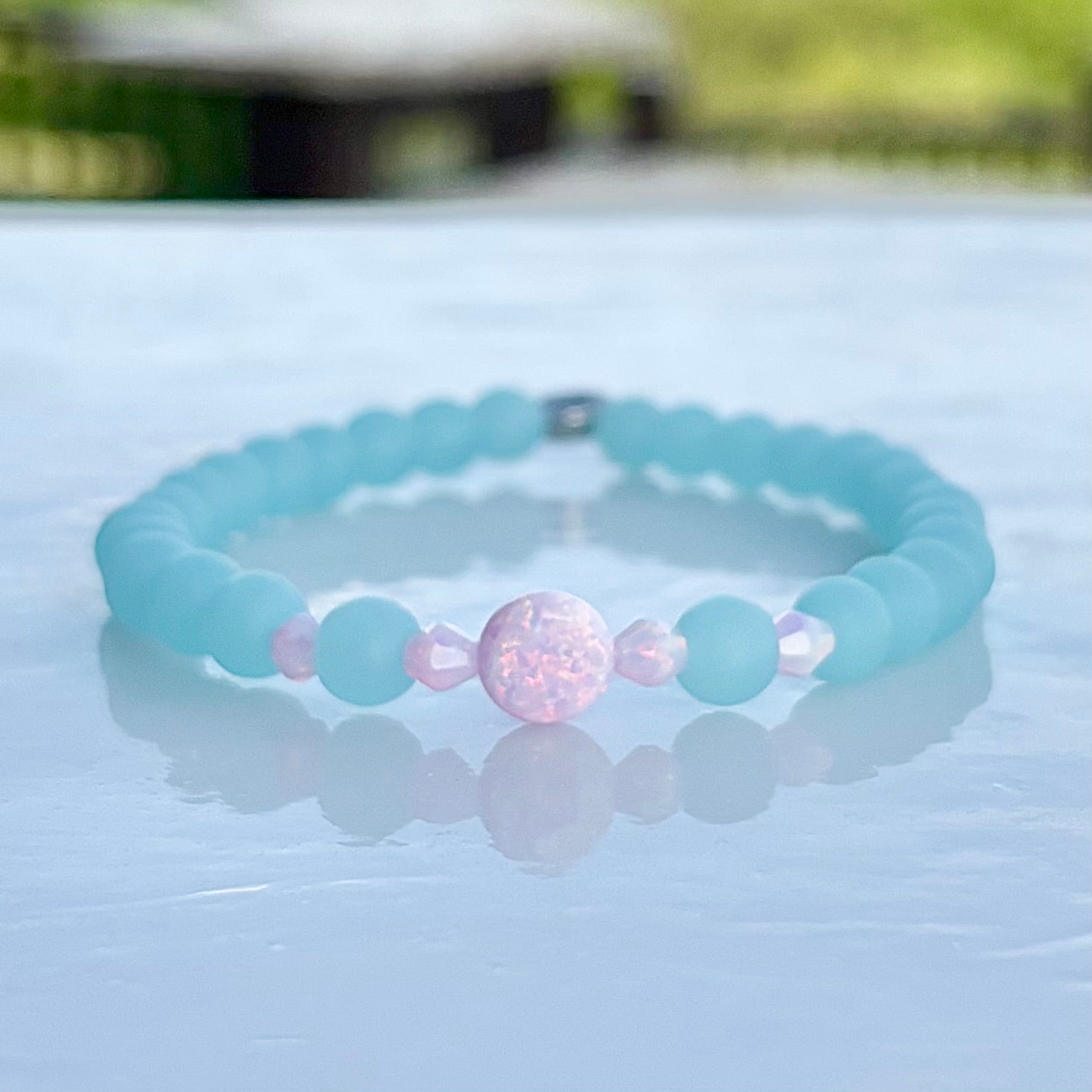 Sea Mist Opal Bracelet