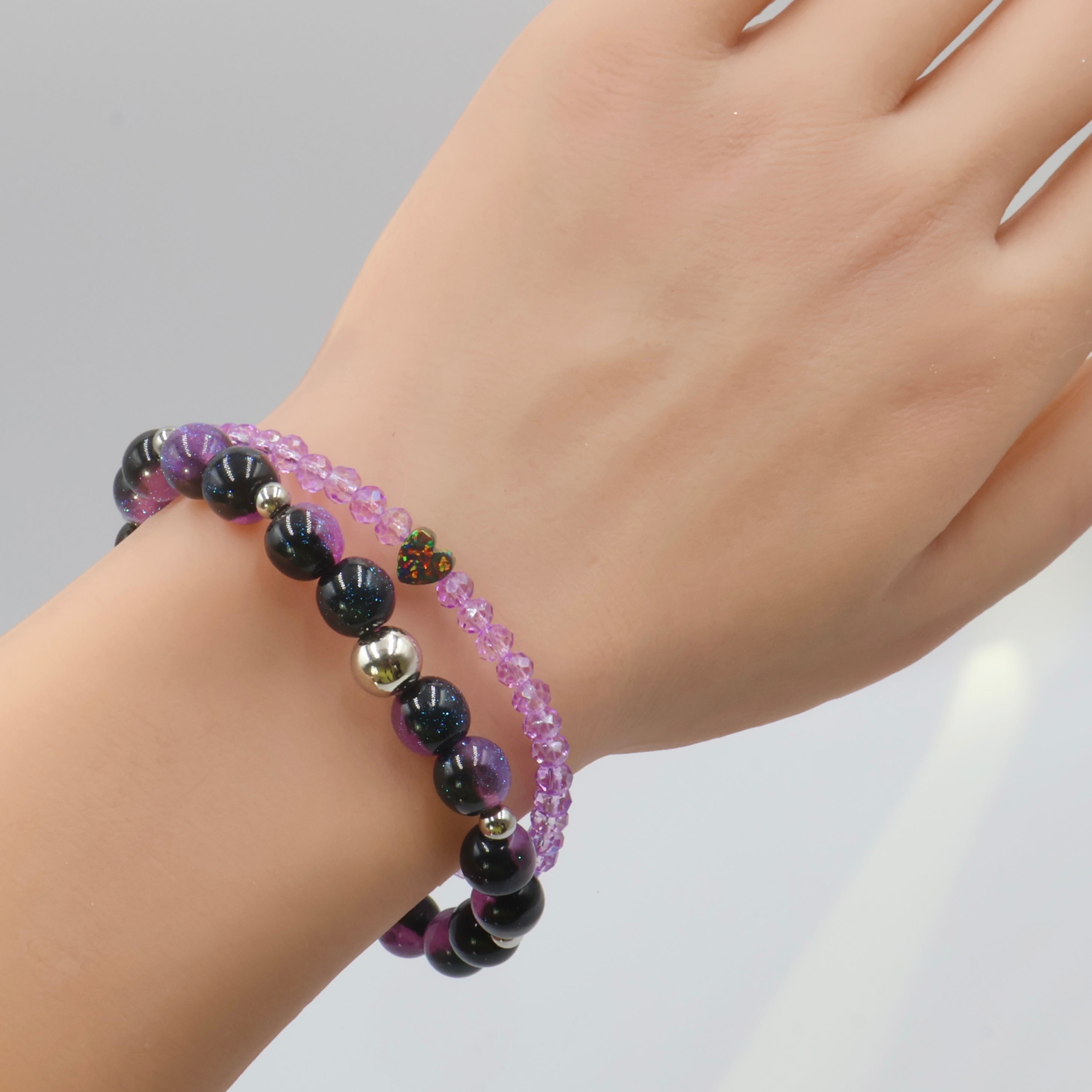 Sparkling Night Sky Gradient ~ Midnight Plum