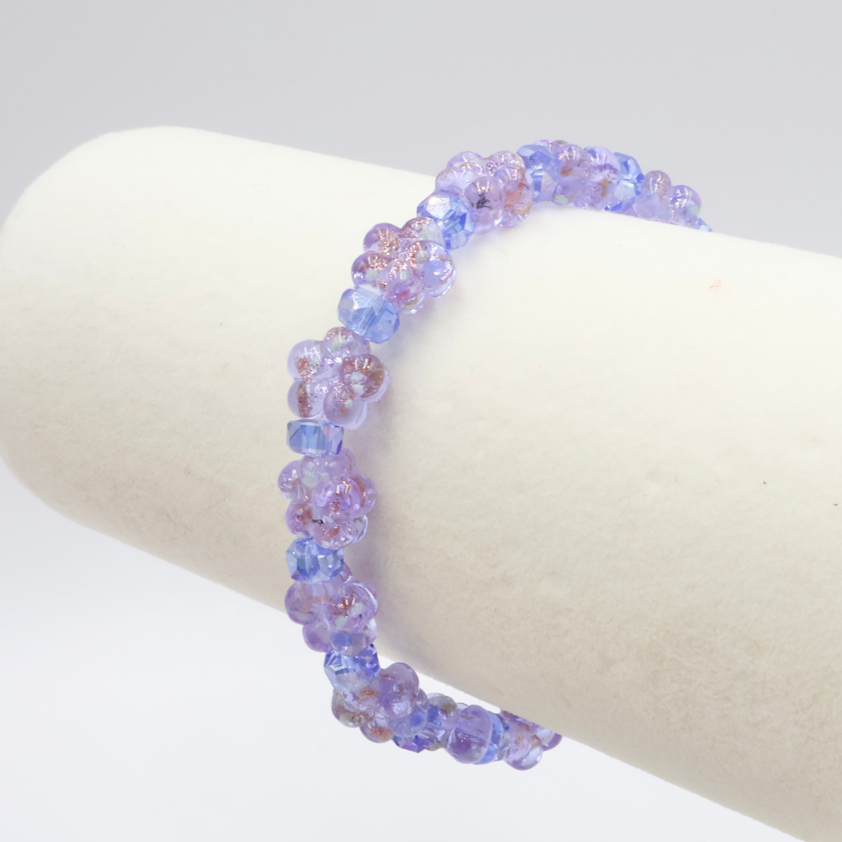 Glowing Plum Blossom Bracelet ~ Lavender