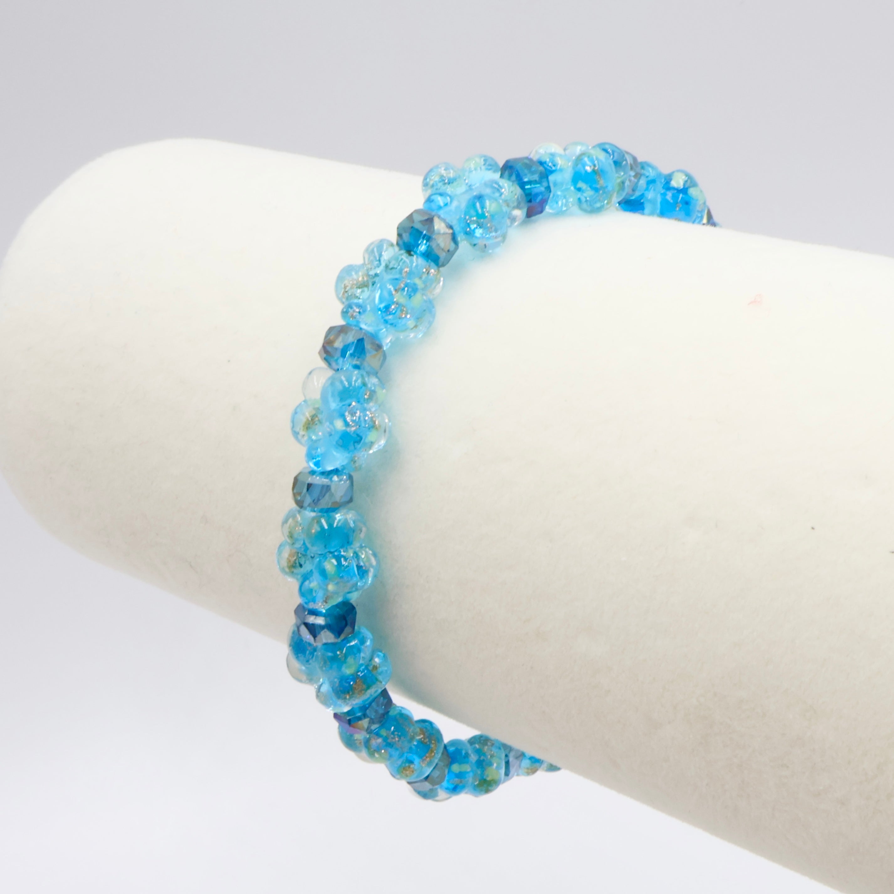 Glowing Plum Blossom Bracelet ~ Sky Blue