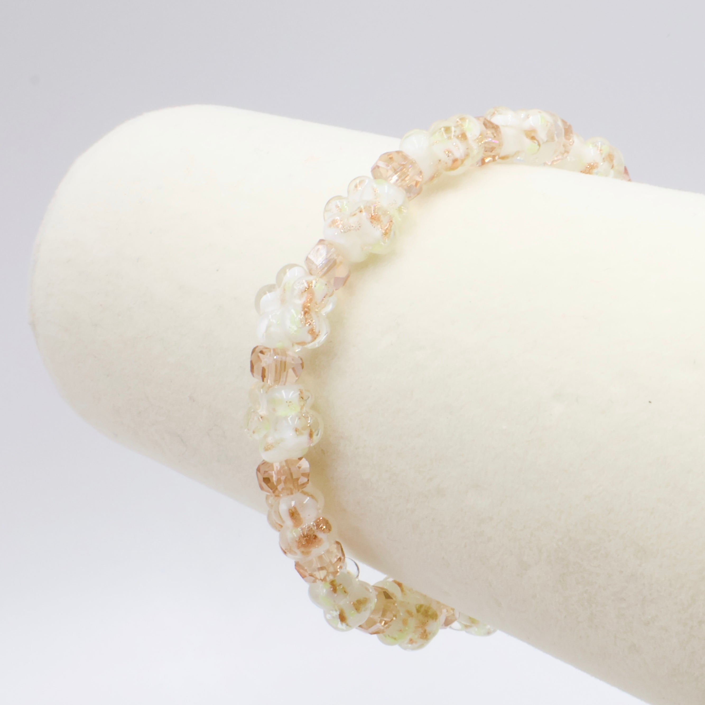 Glowing Plum Blossom Bracelet ~ White