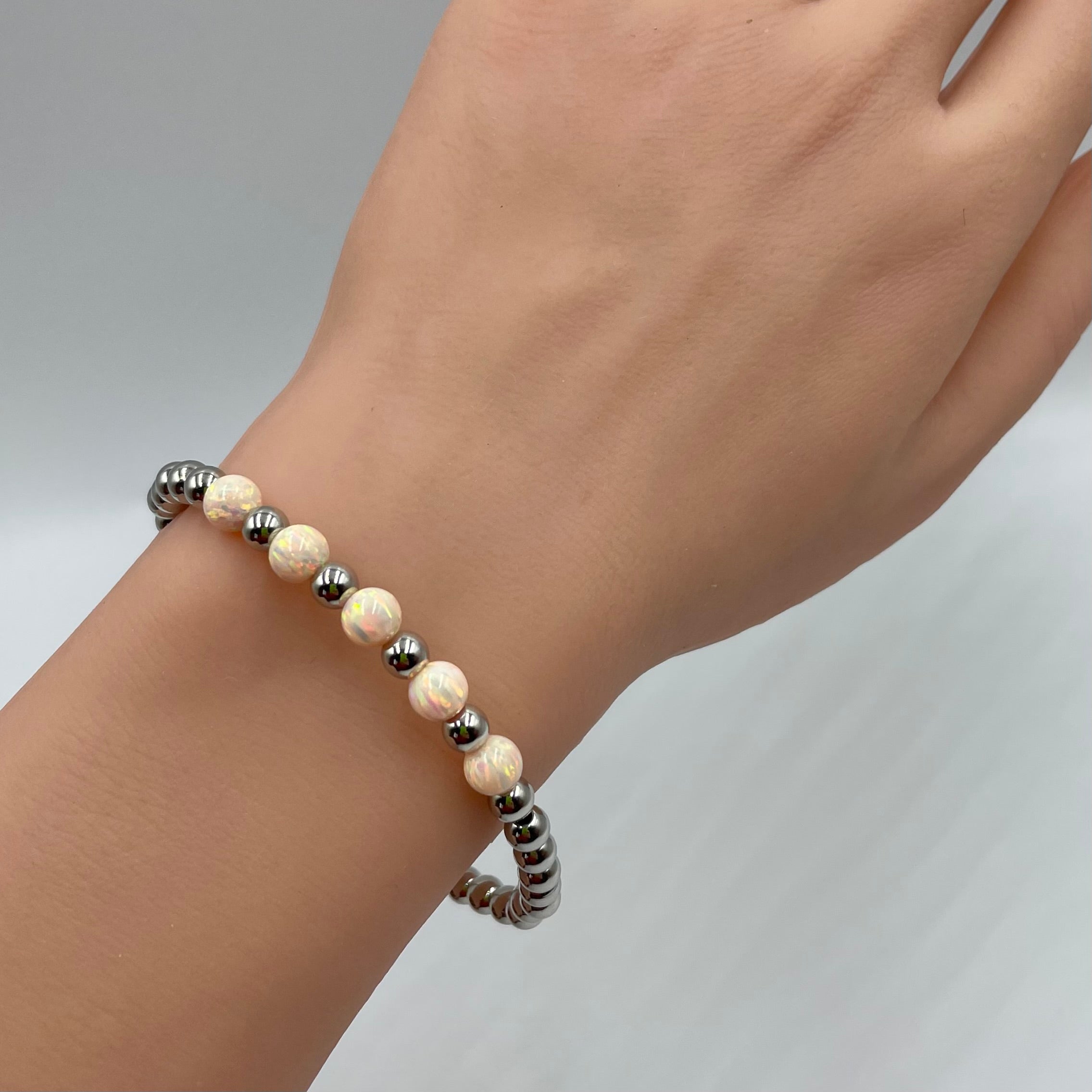 5-Opals Bracelet ~ Apricot