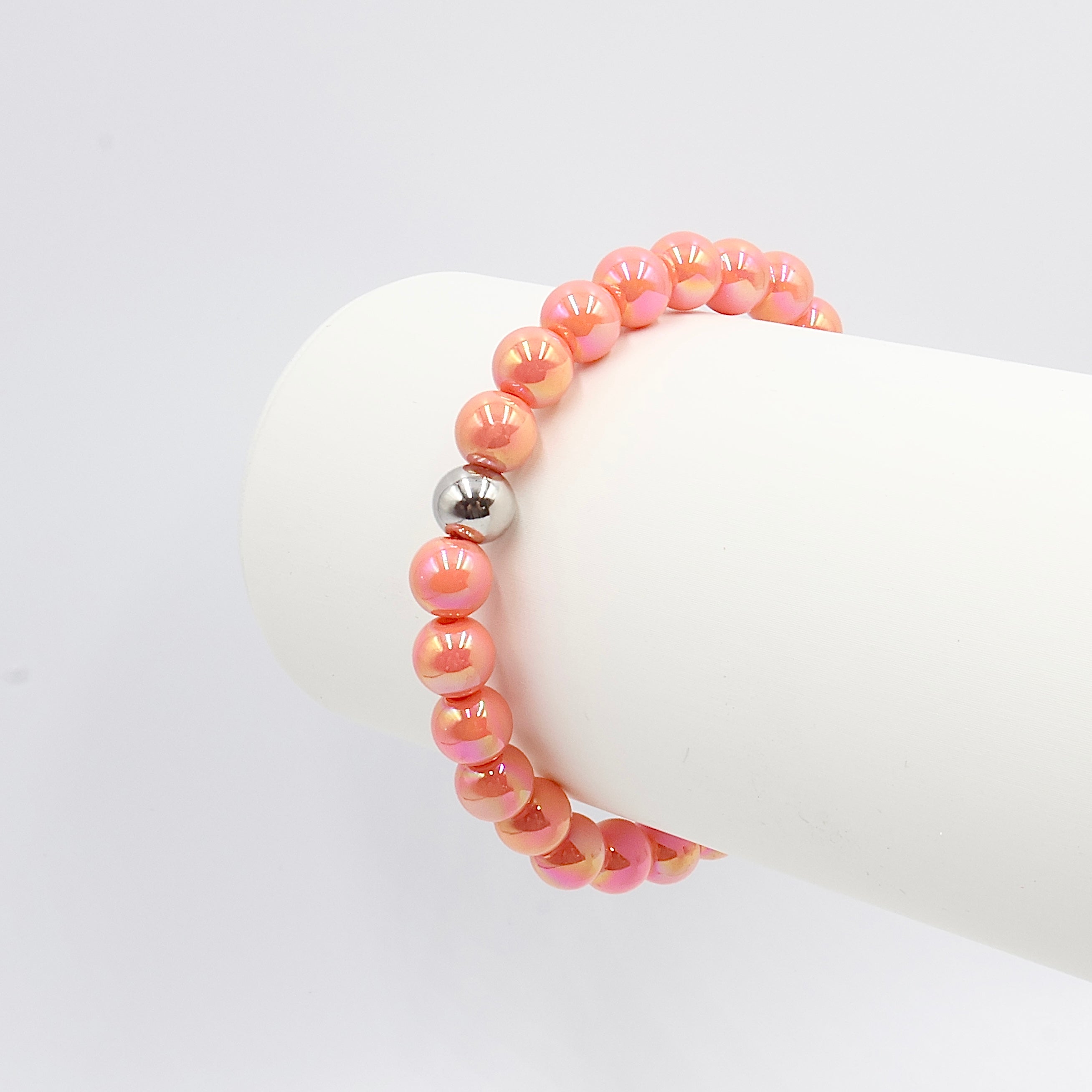 Blush Peach | Shimmer Pop Bracelet