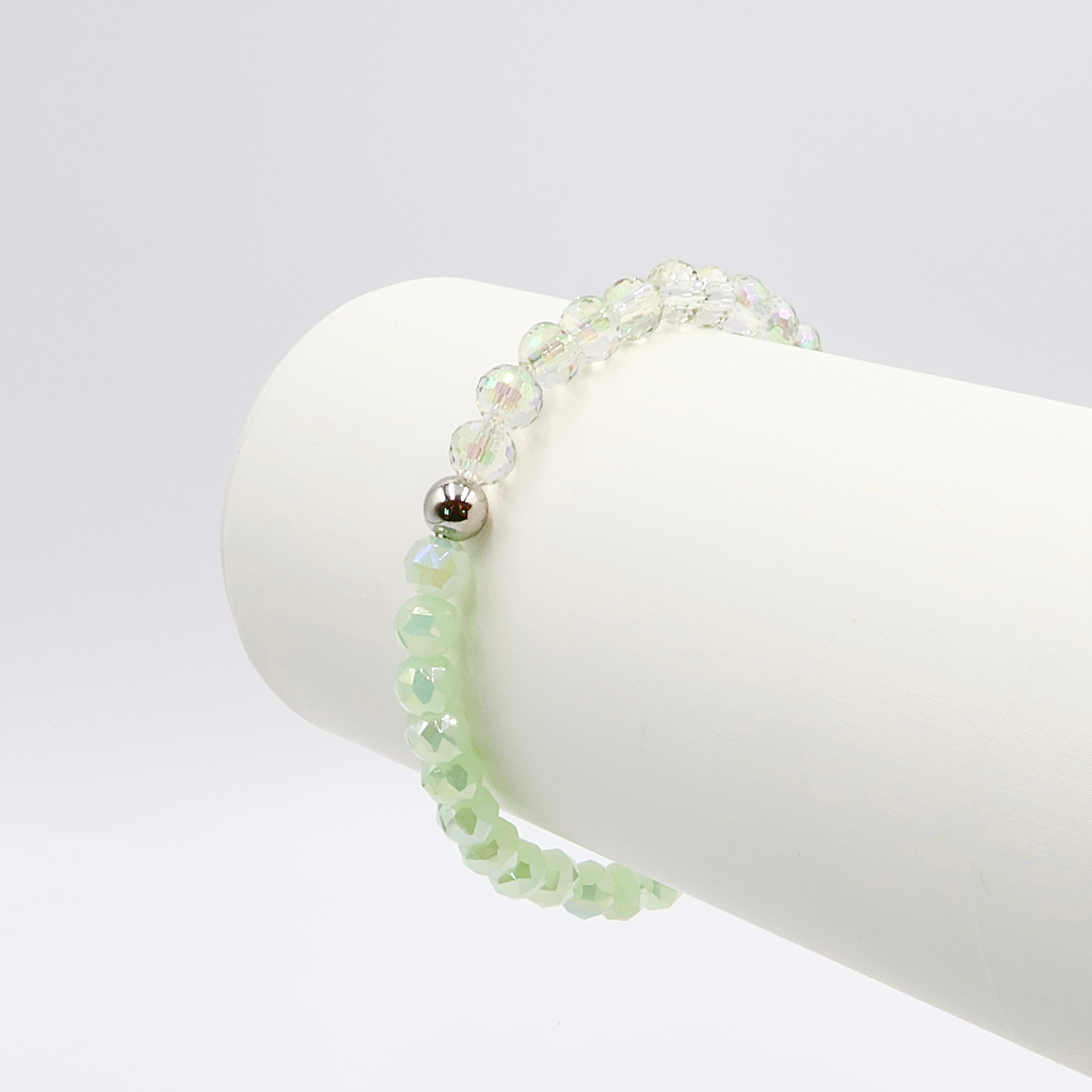 Matcha Latte | Split Design Crystal Bracelet