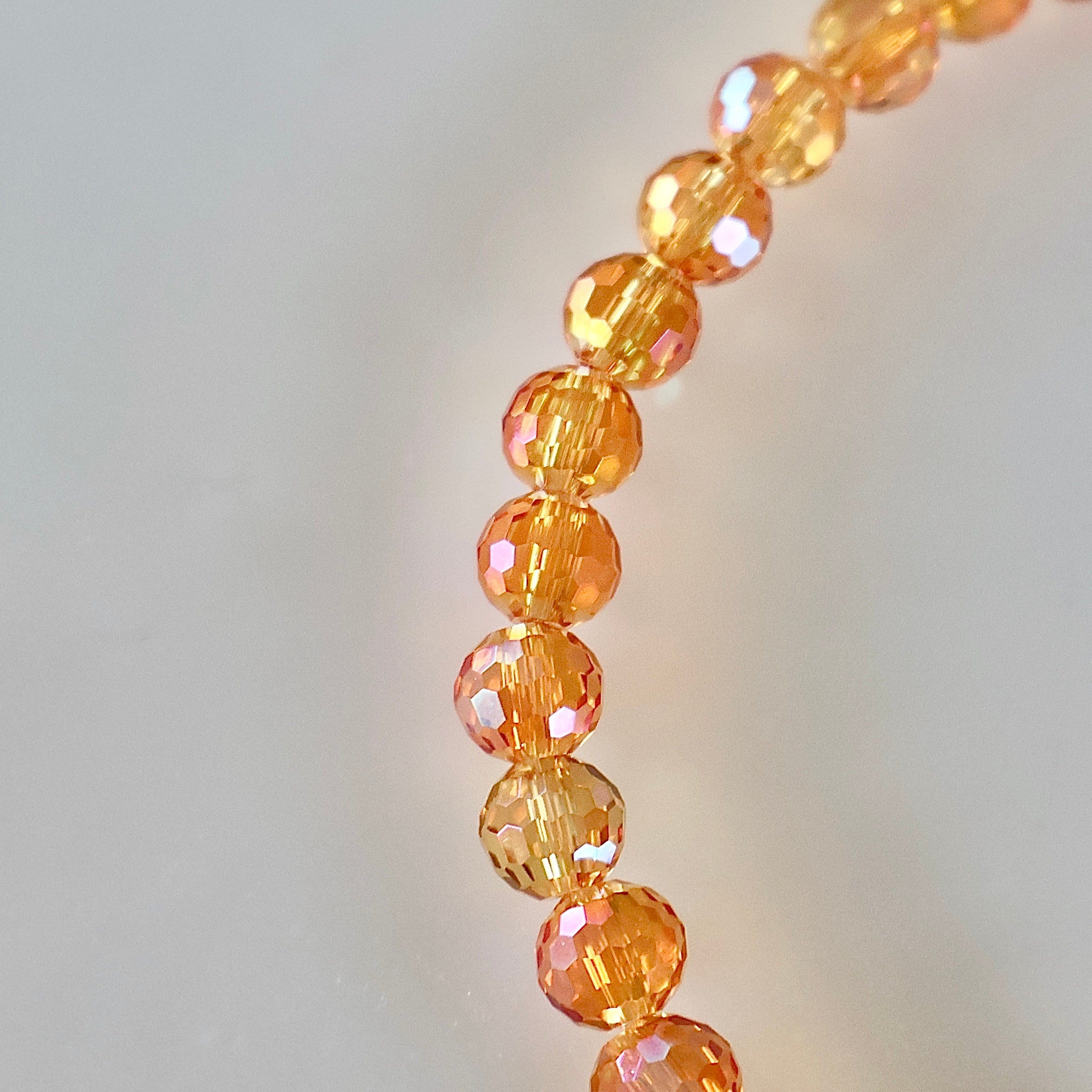Sunlit Rose | Mini Crystal Glass Bracelet