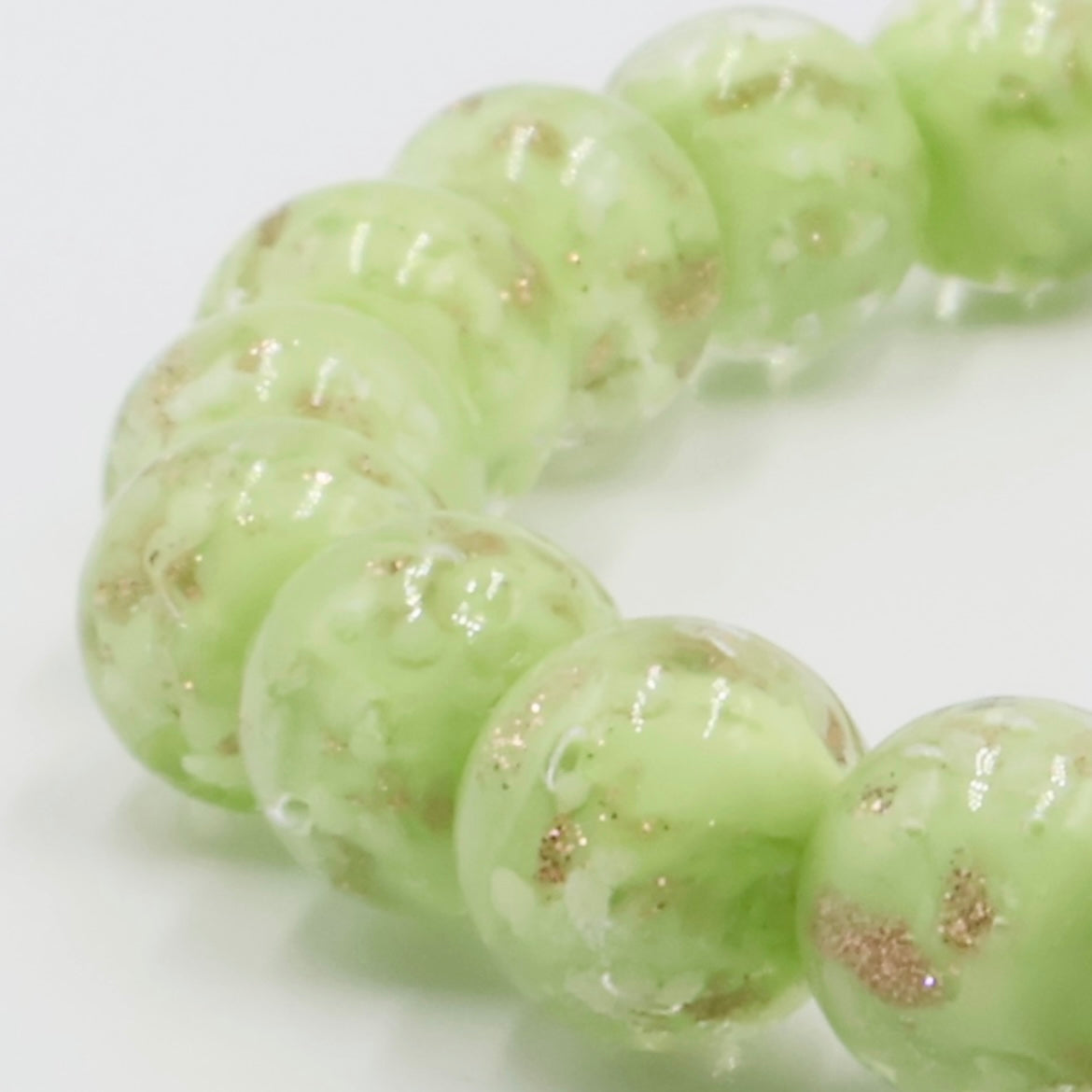 Luminous Gold Sand Bracelet ~ Kiwi