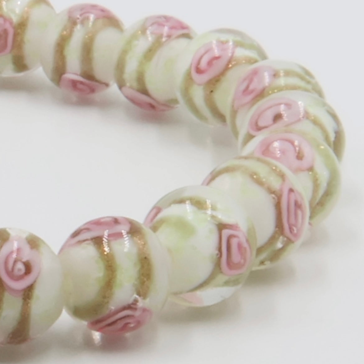 Luminous Rose Bracelet ~ White