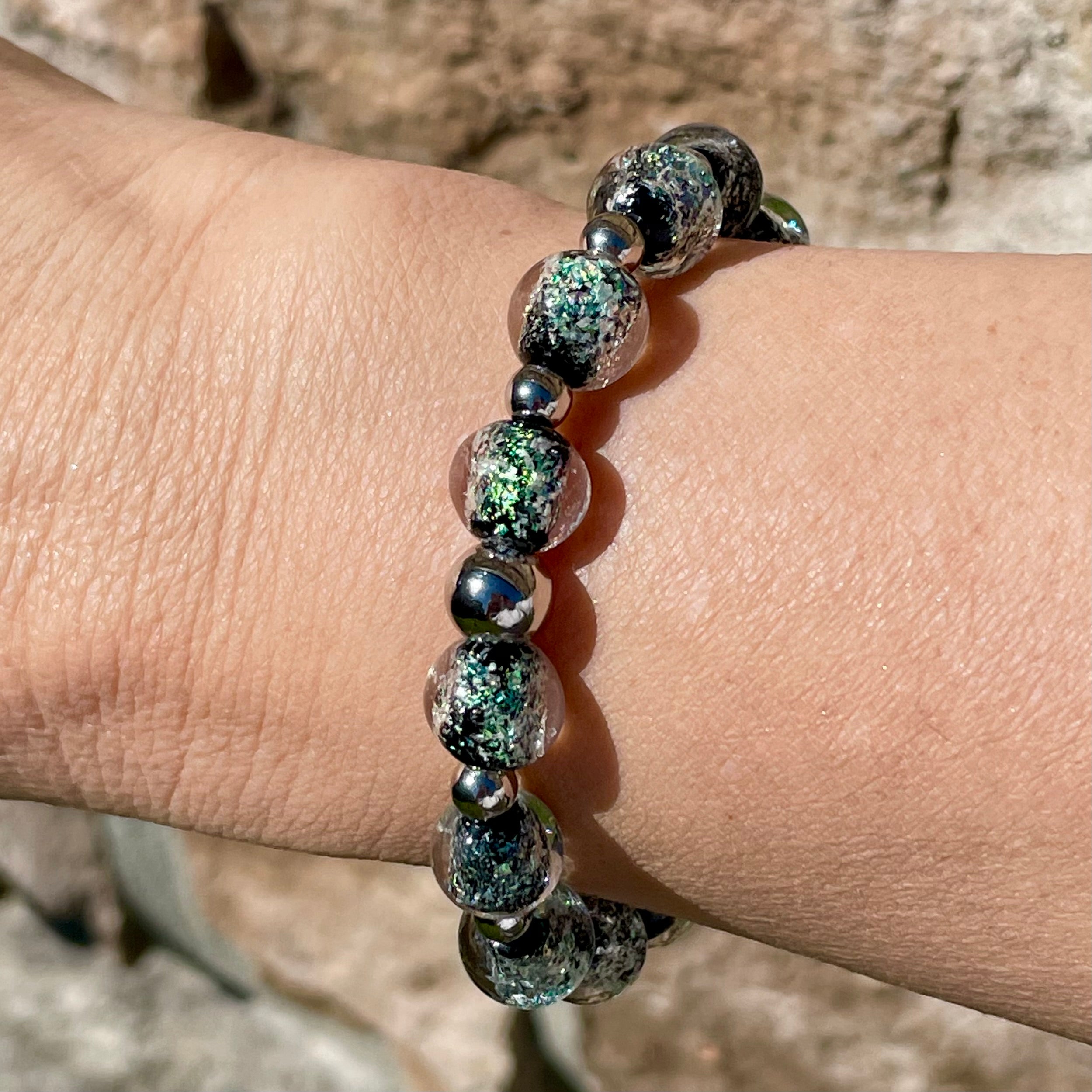 Statement Bracelet ~ Electrified Lime Pop